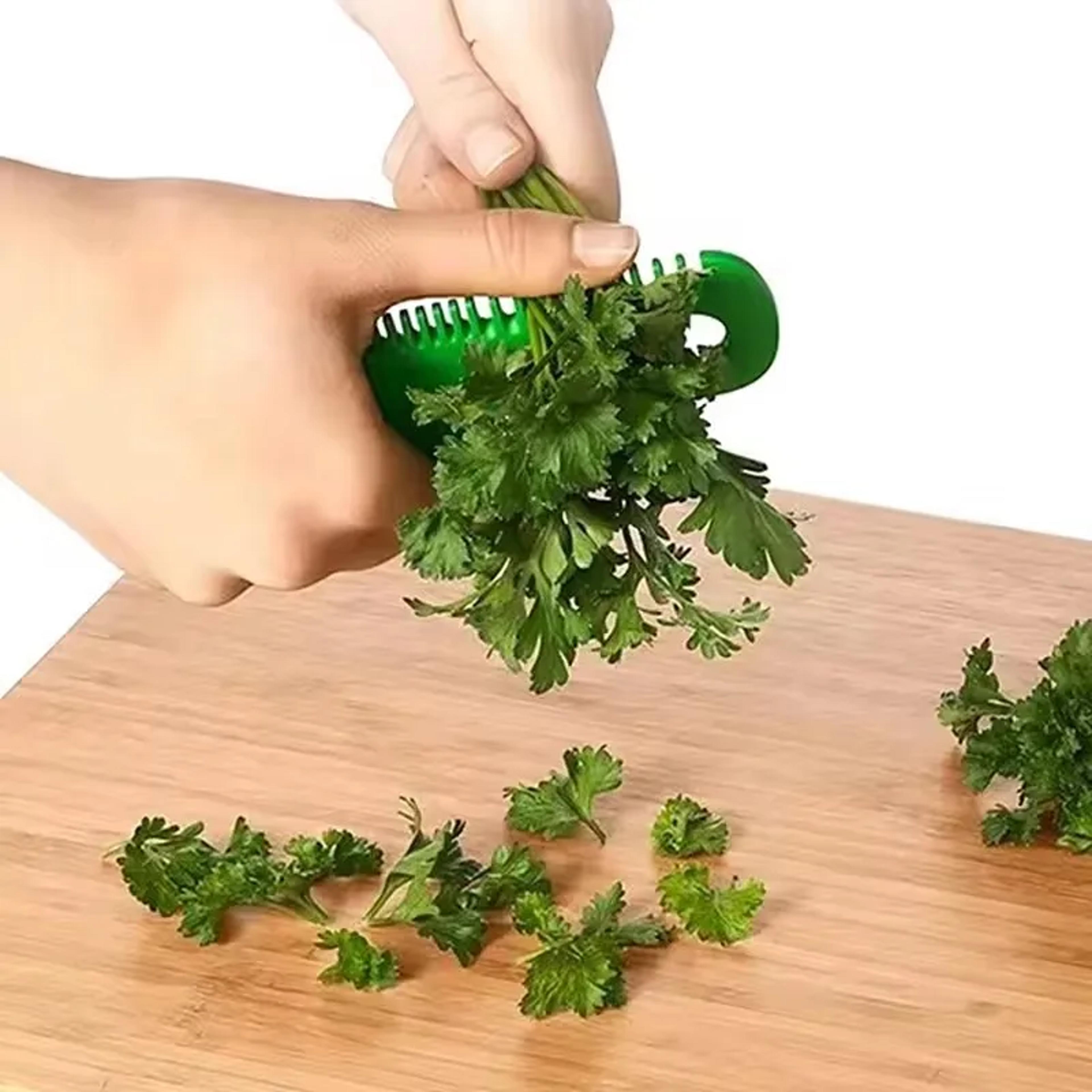 multifunctional herb stripper vegetable cutter leaf remover kitchen gadget