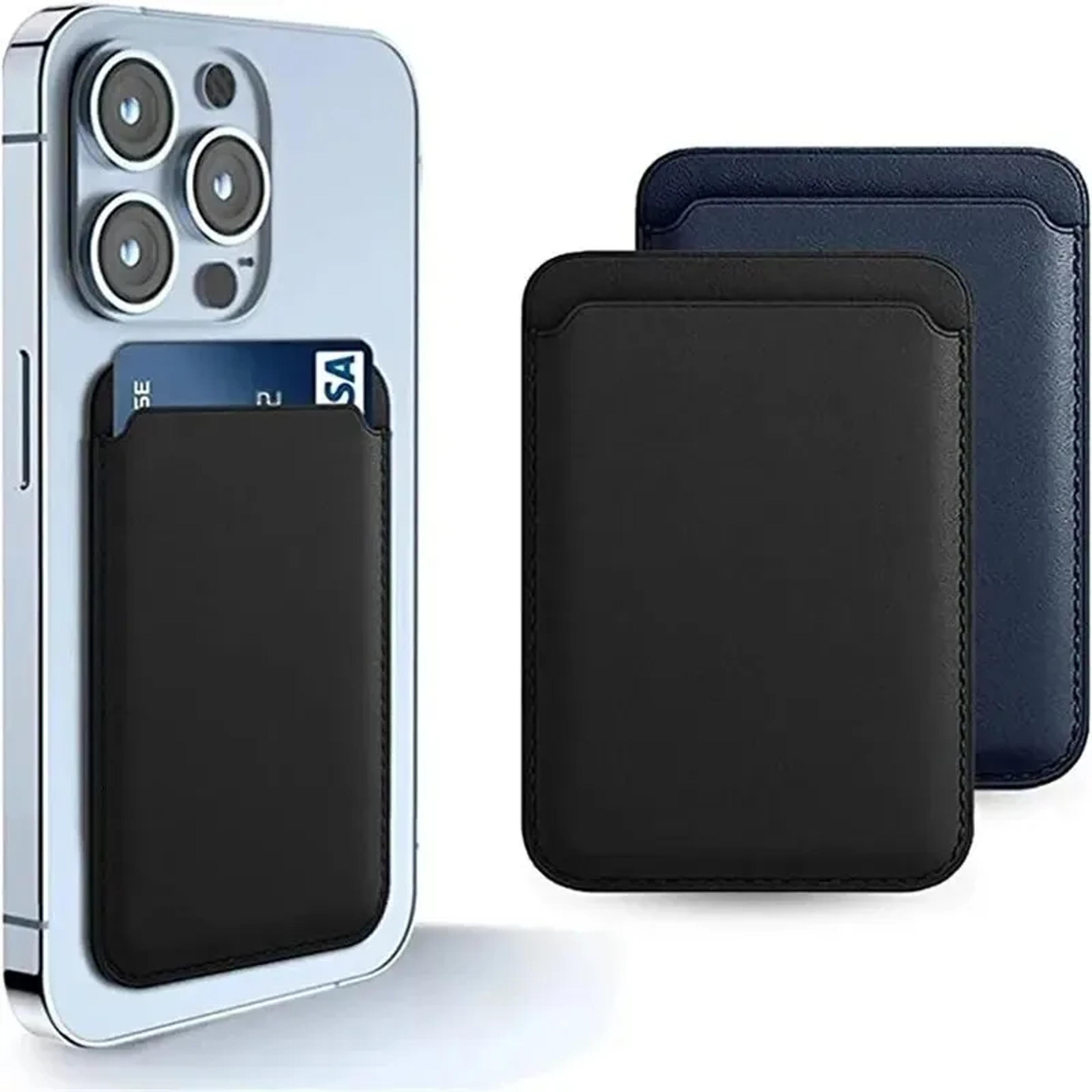 premium leather wallet case for iphone with magsafe card holder