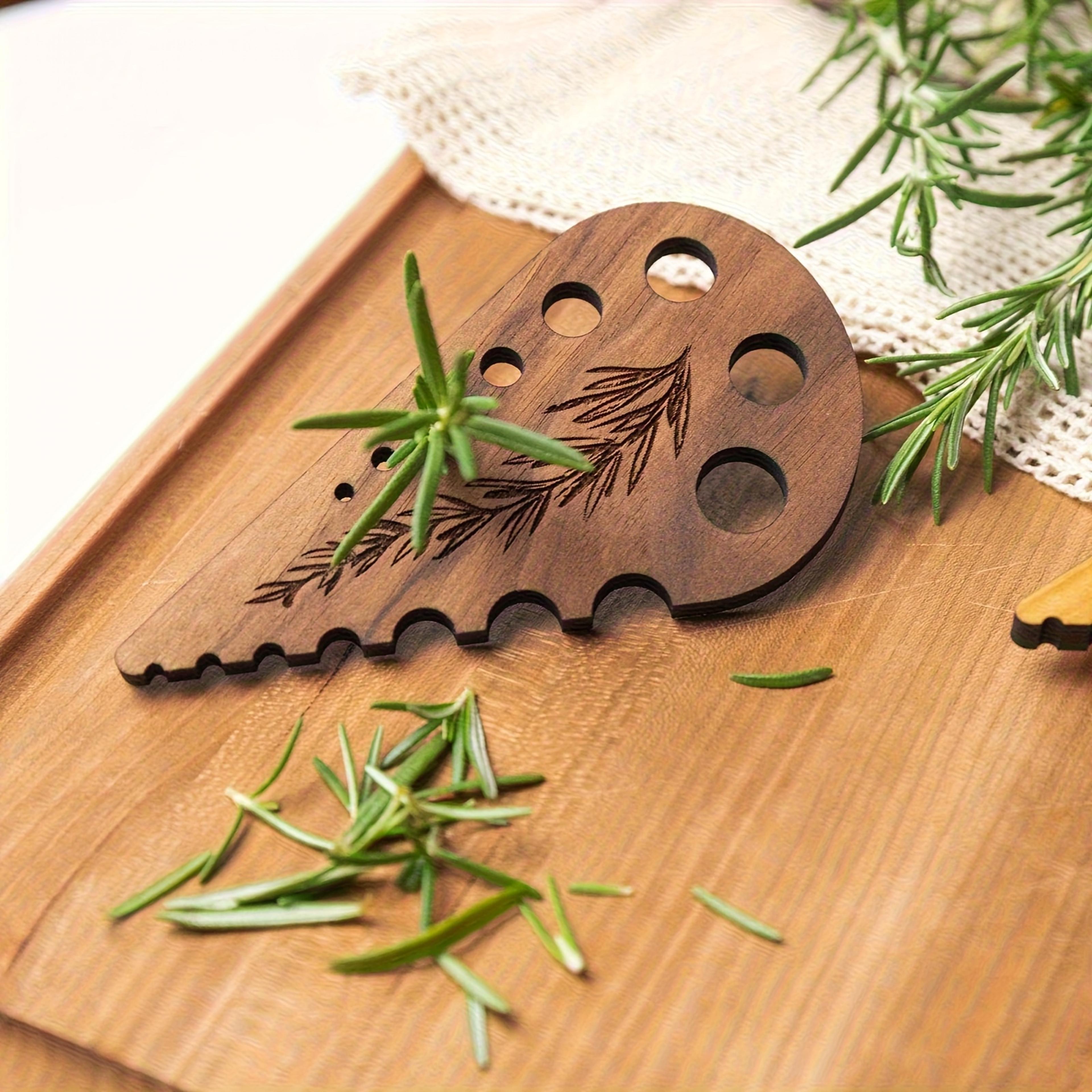 heavy duty herb peeler and herb stem remover kitchen tool