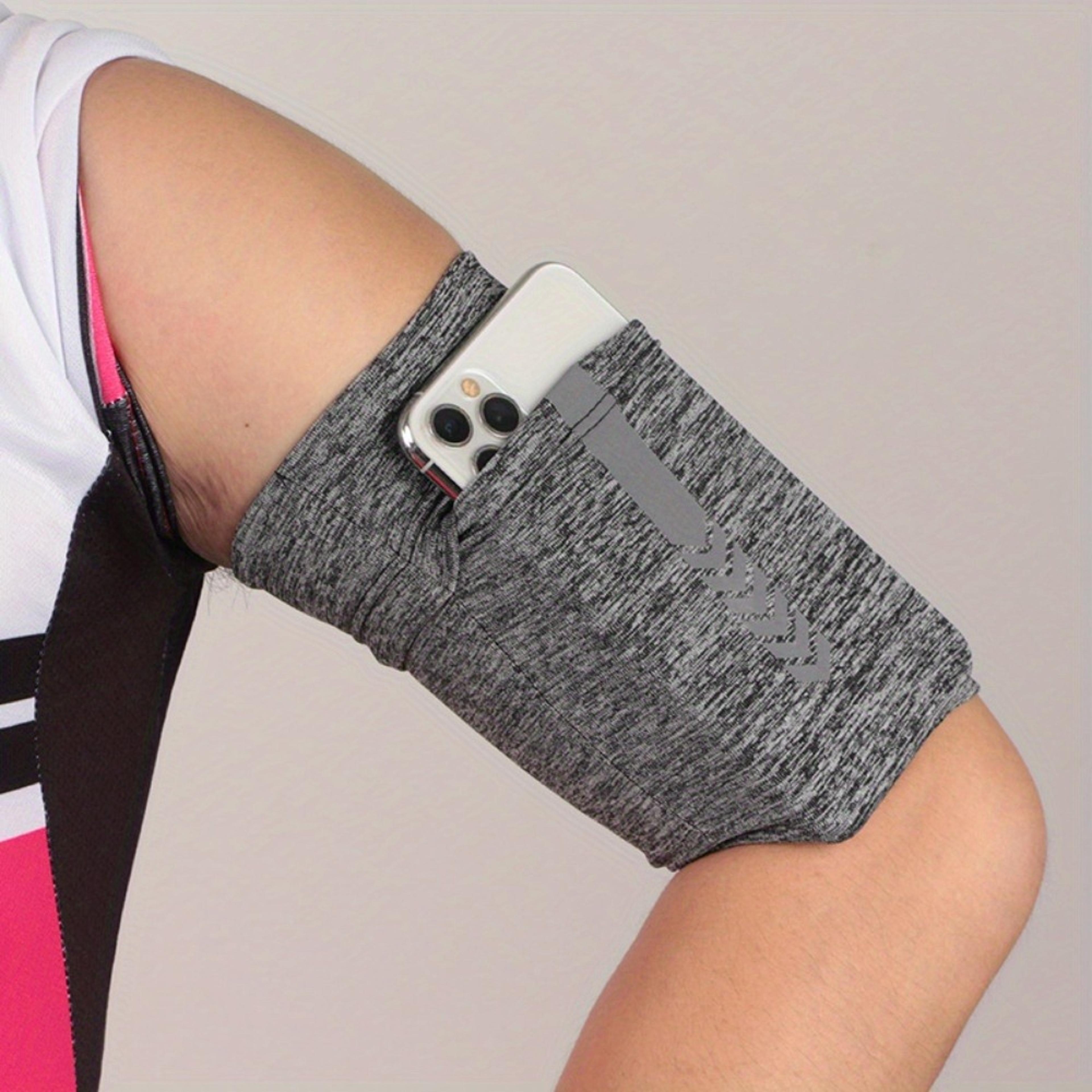 running phone holder armband with large capacity fitness strap