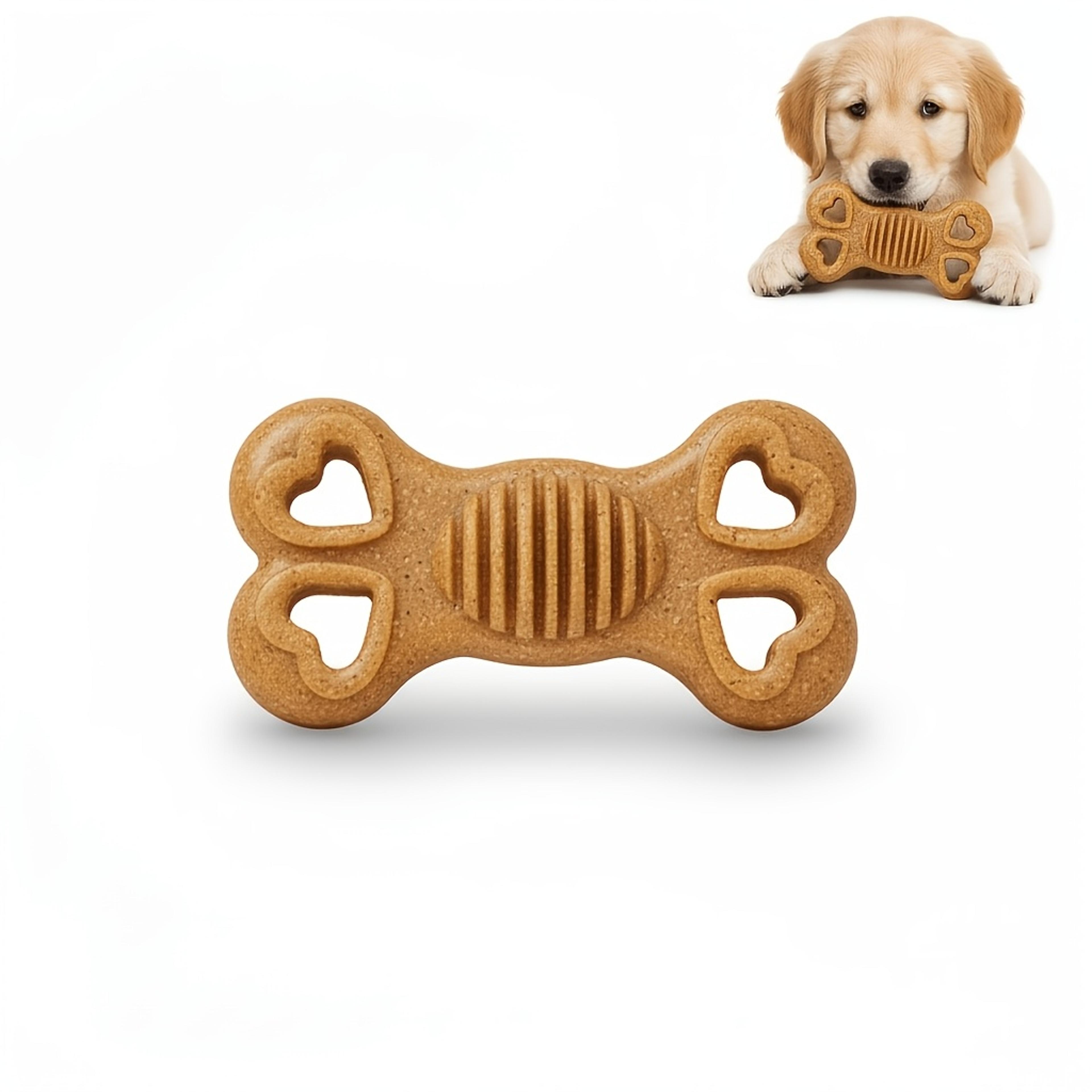 indestructible dog toy for aggressive chewers textured bone chew toy for puppies