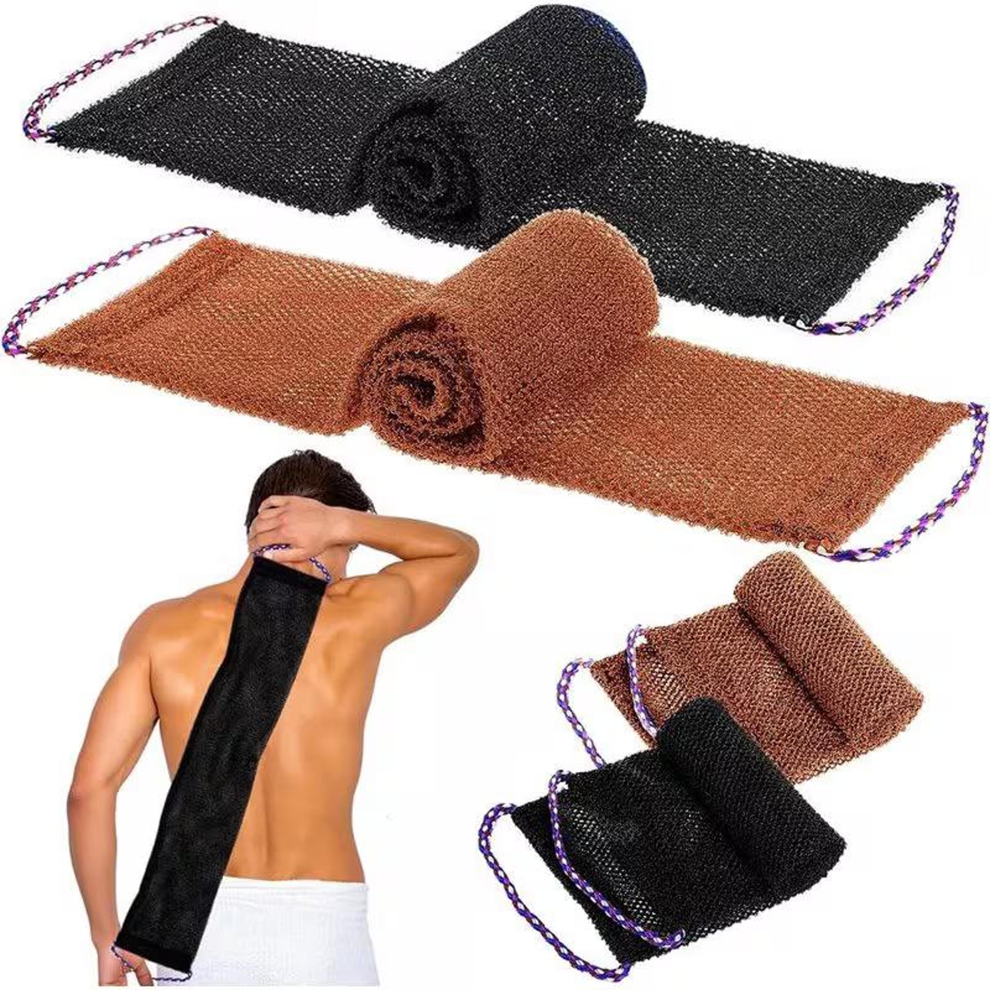 heavy duty african net sponge long nylon body exfoliator scrubber