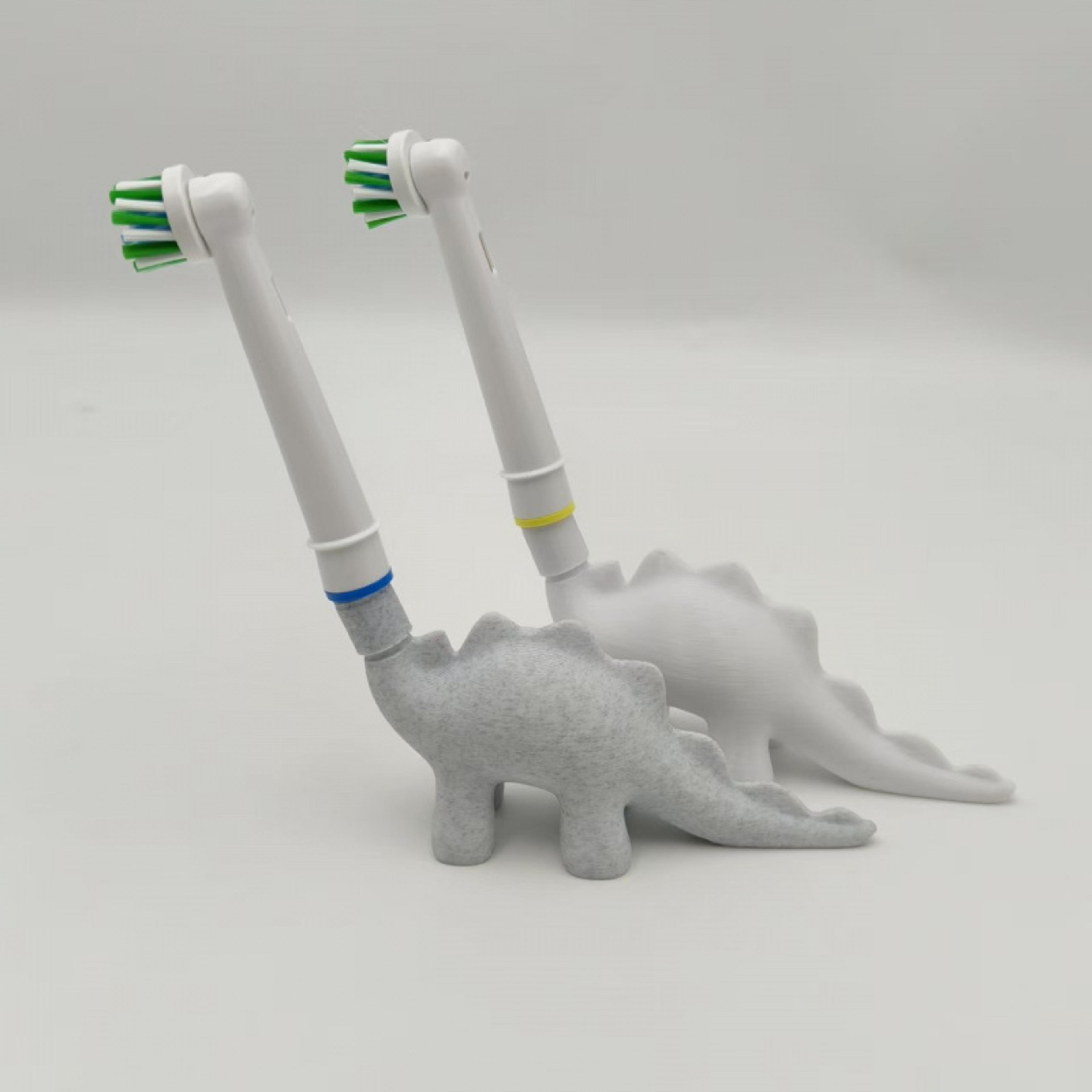 cute dinosaur electric toothbrush holder stand for oral b brushes bathroom organizer