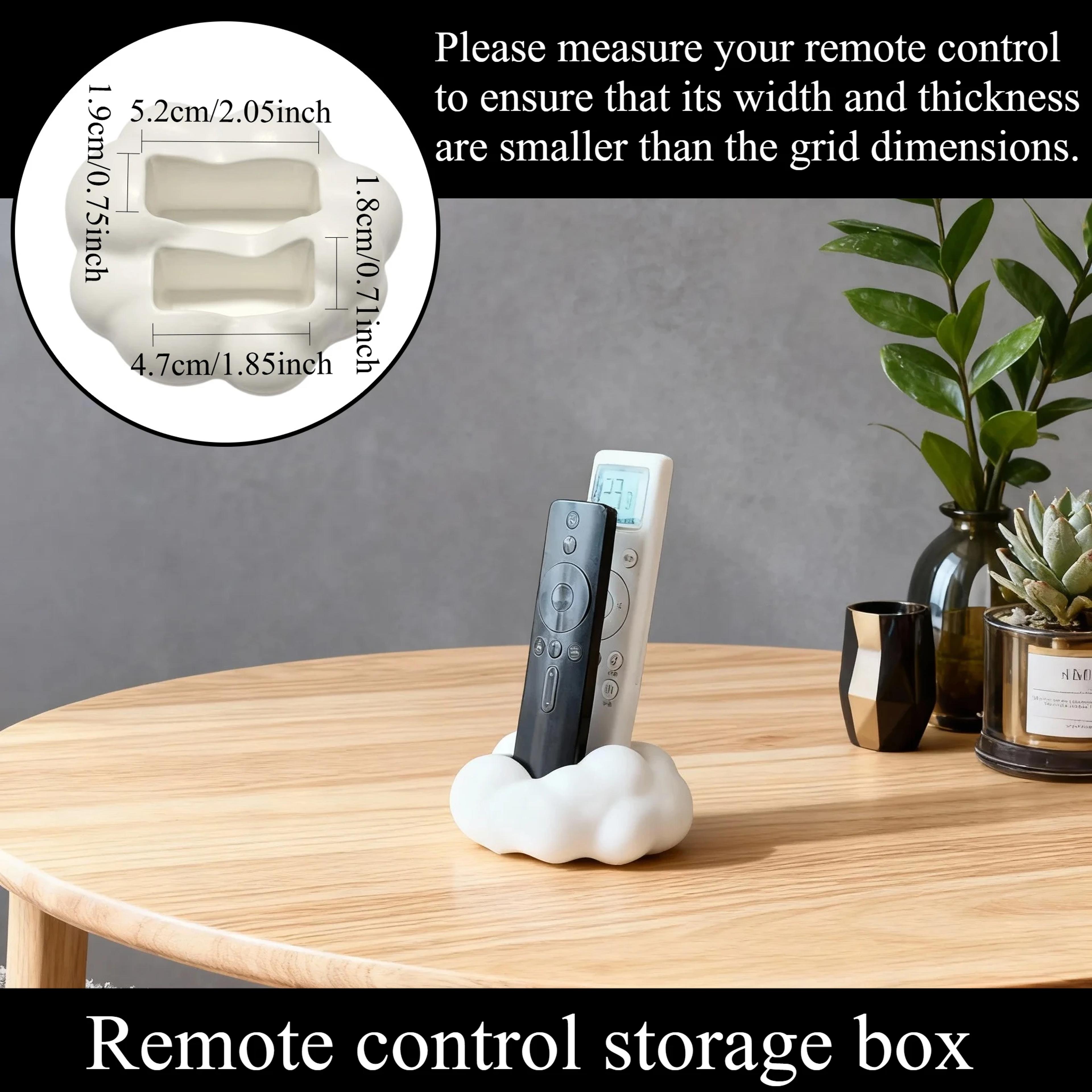 cute cloud remote control holder desktop organizer phone stand for home storage