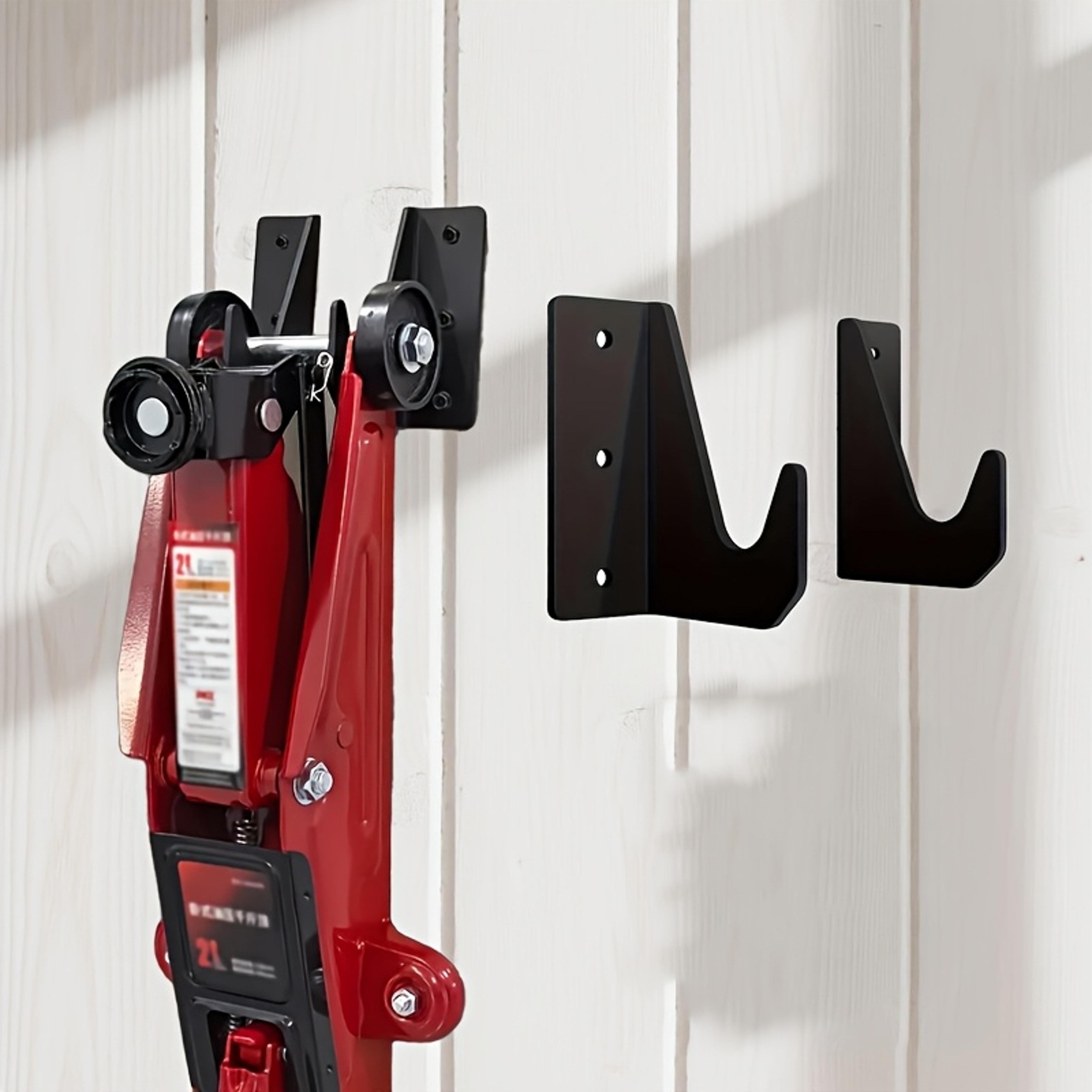 floor jack stand organizer wall mount rack for garage storage