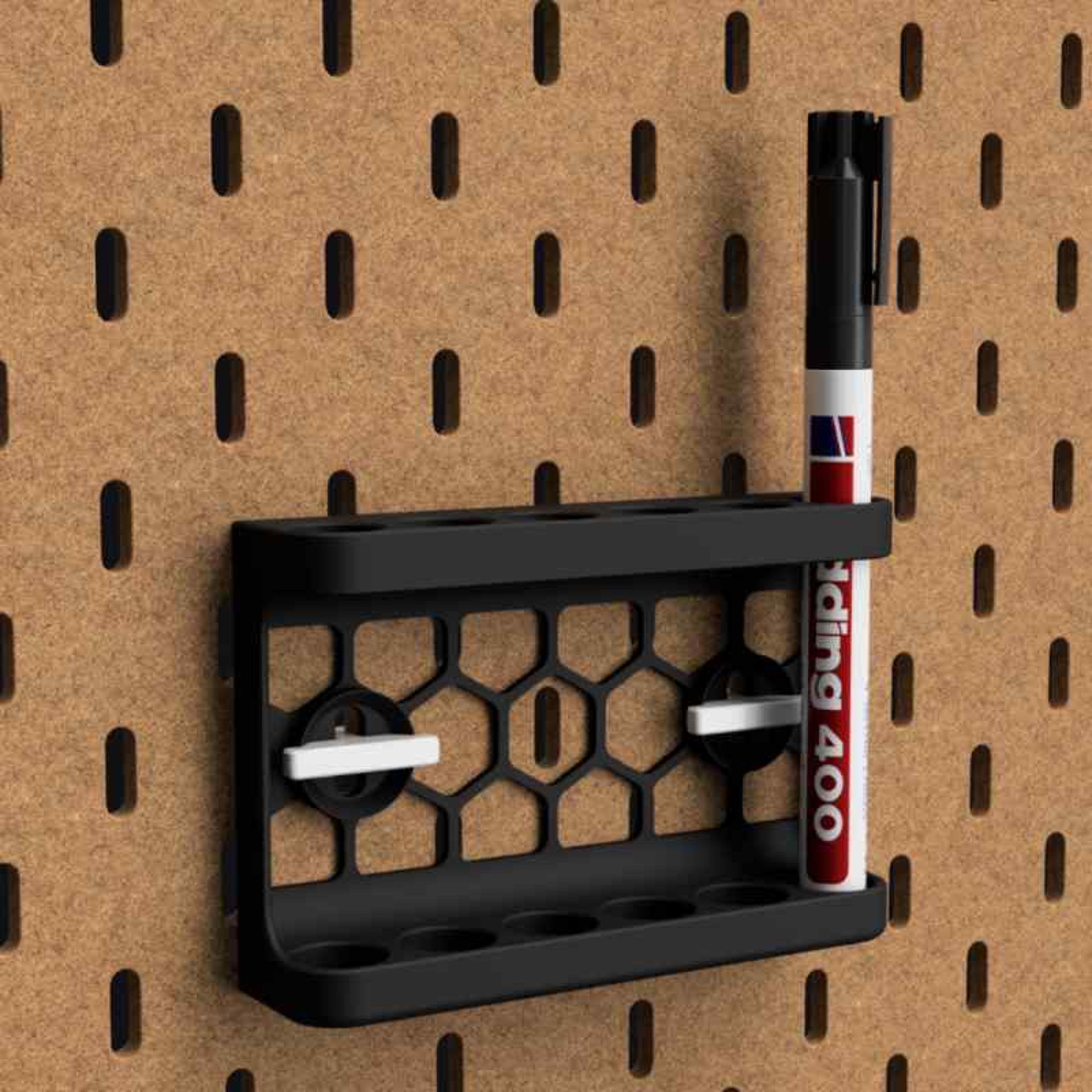 pegboard tool organizer wall storage rack for desk supplies, tools & craft accessories