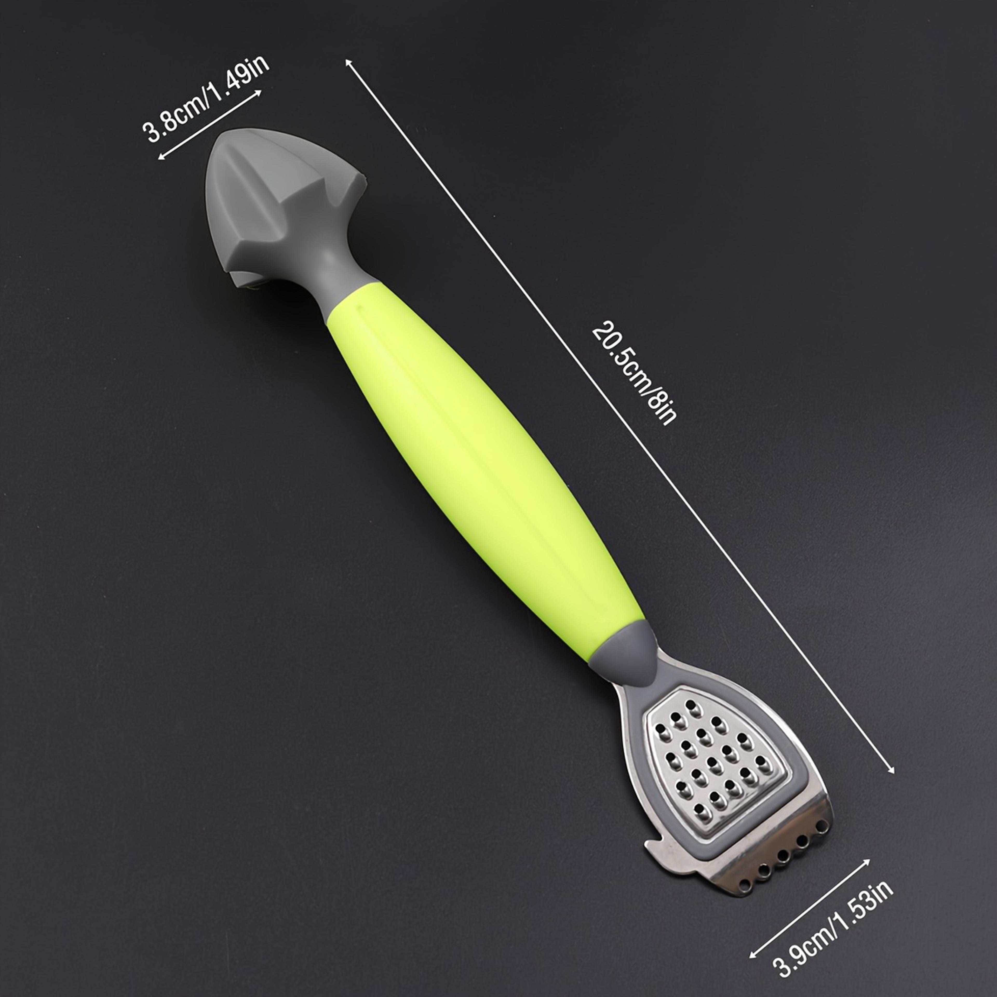 premium lemon zester & citrus peeler stainless steel kitchen grater tool