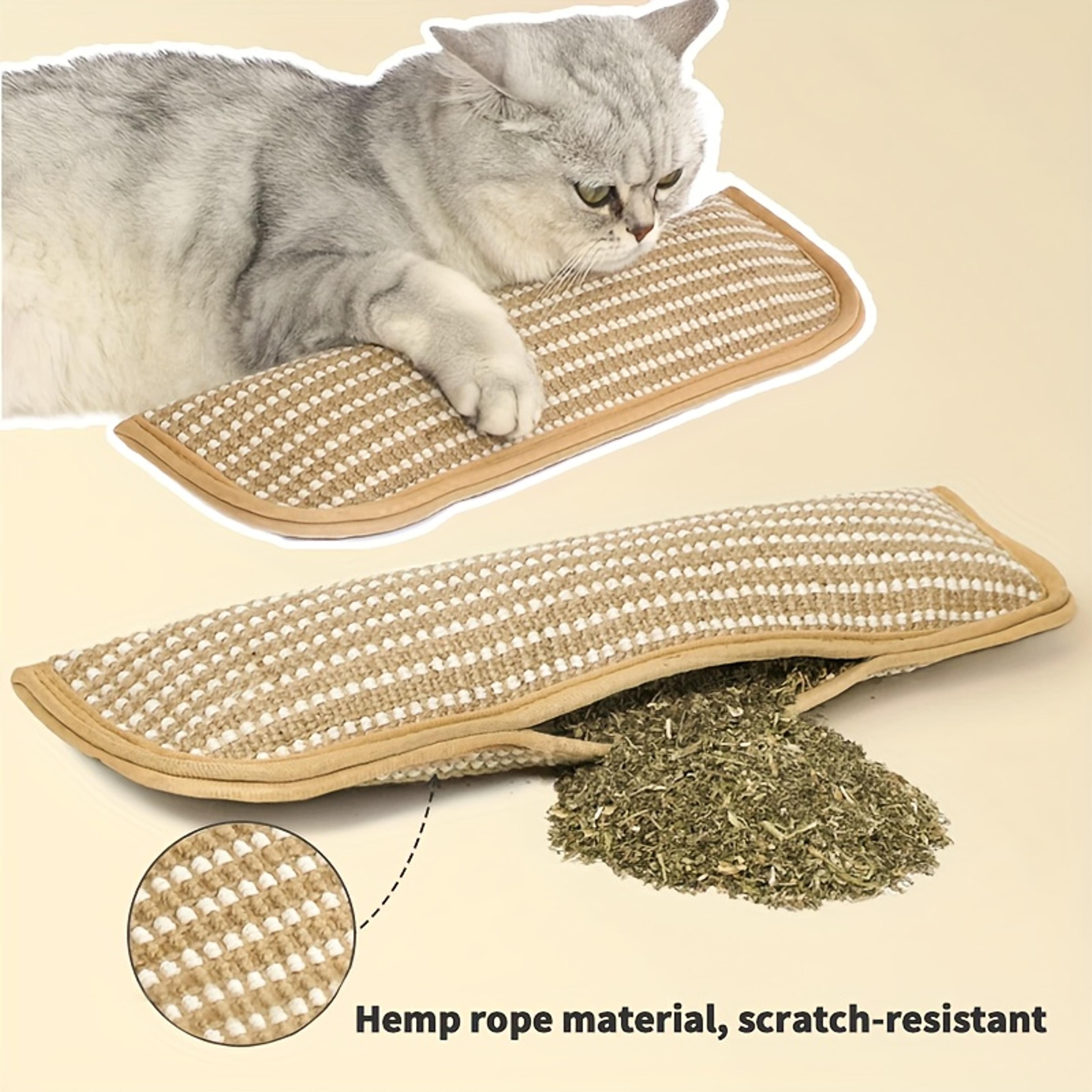 cozy cat scratching pad & sisal cat bed with non slip base for indoor cats