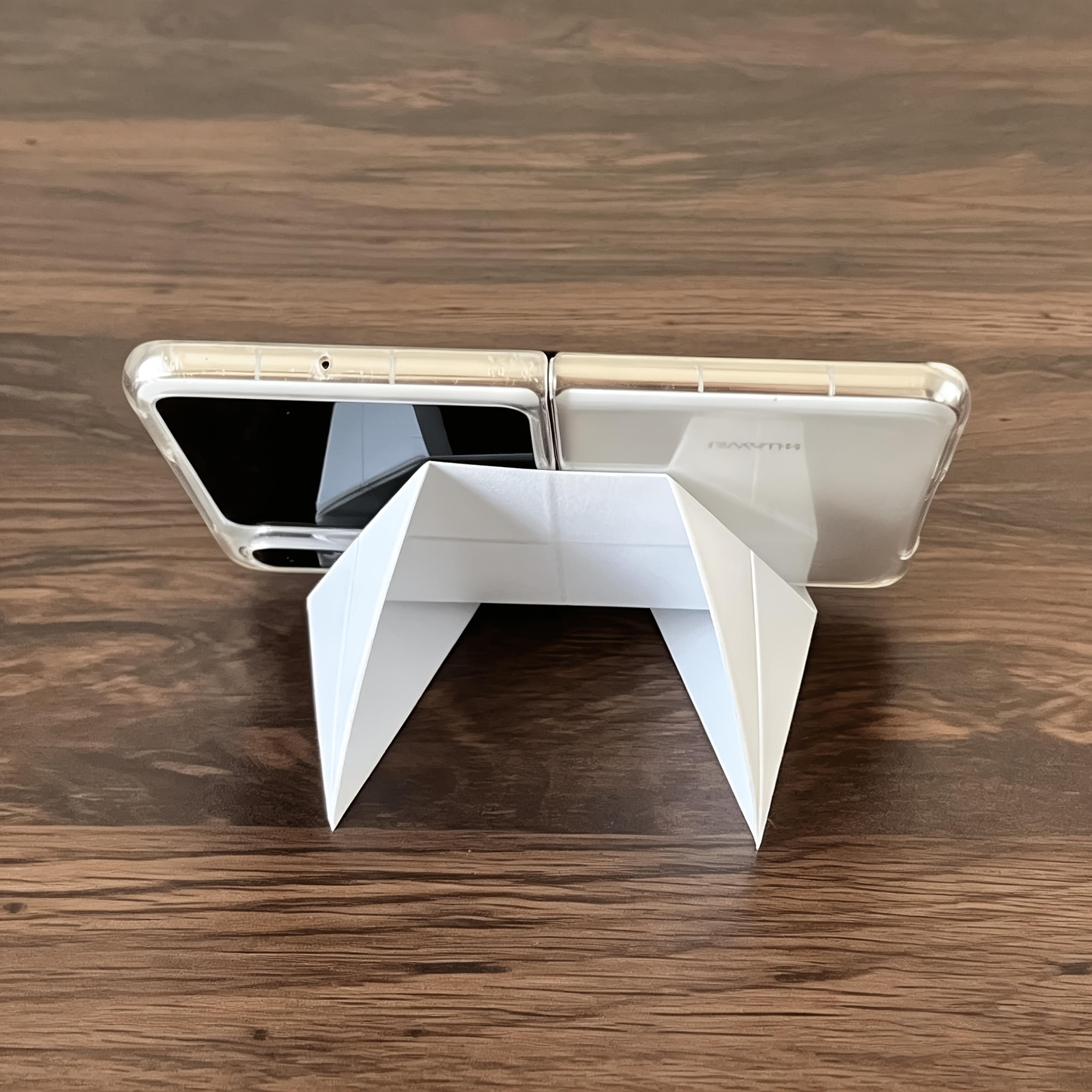 foldable printed phone stand portable desktop phone holder for lazy viewing