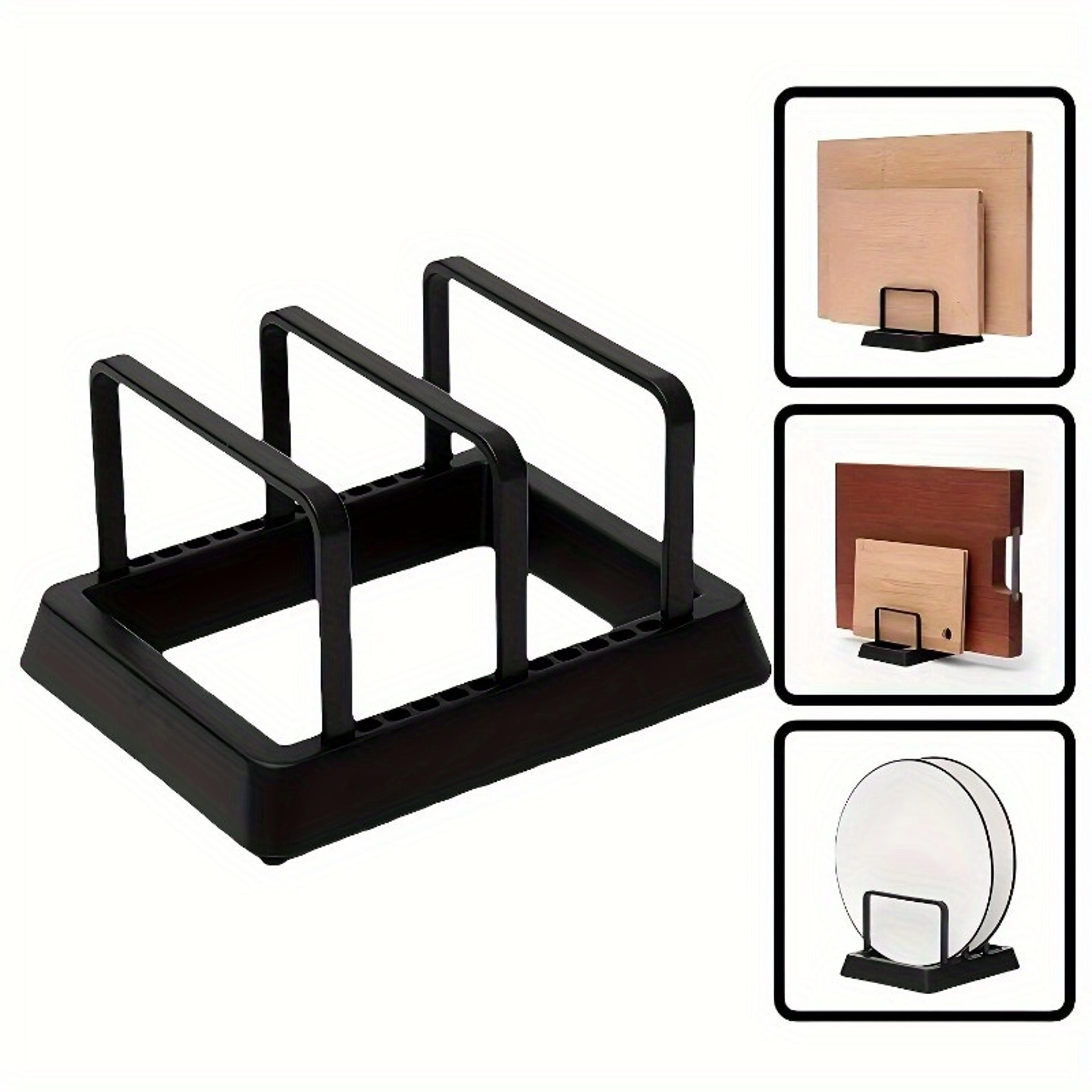 adjustable kitchen organizer rack pot pan and dish storage stand