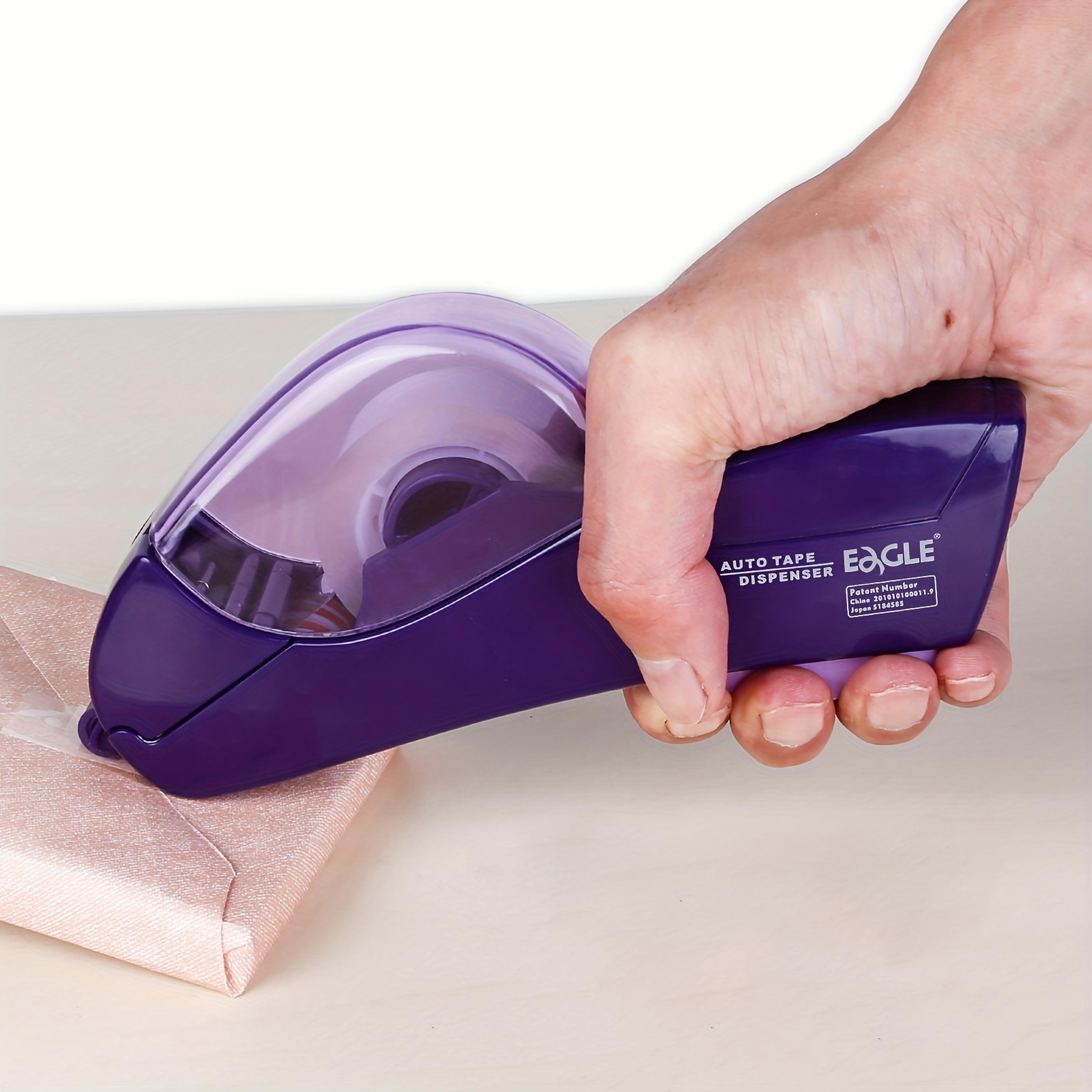 automatic tape dispenser one touch handheld tape cutter for gift wrapping and craft projects