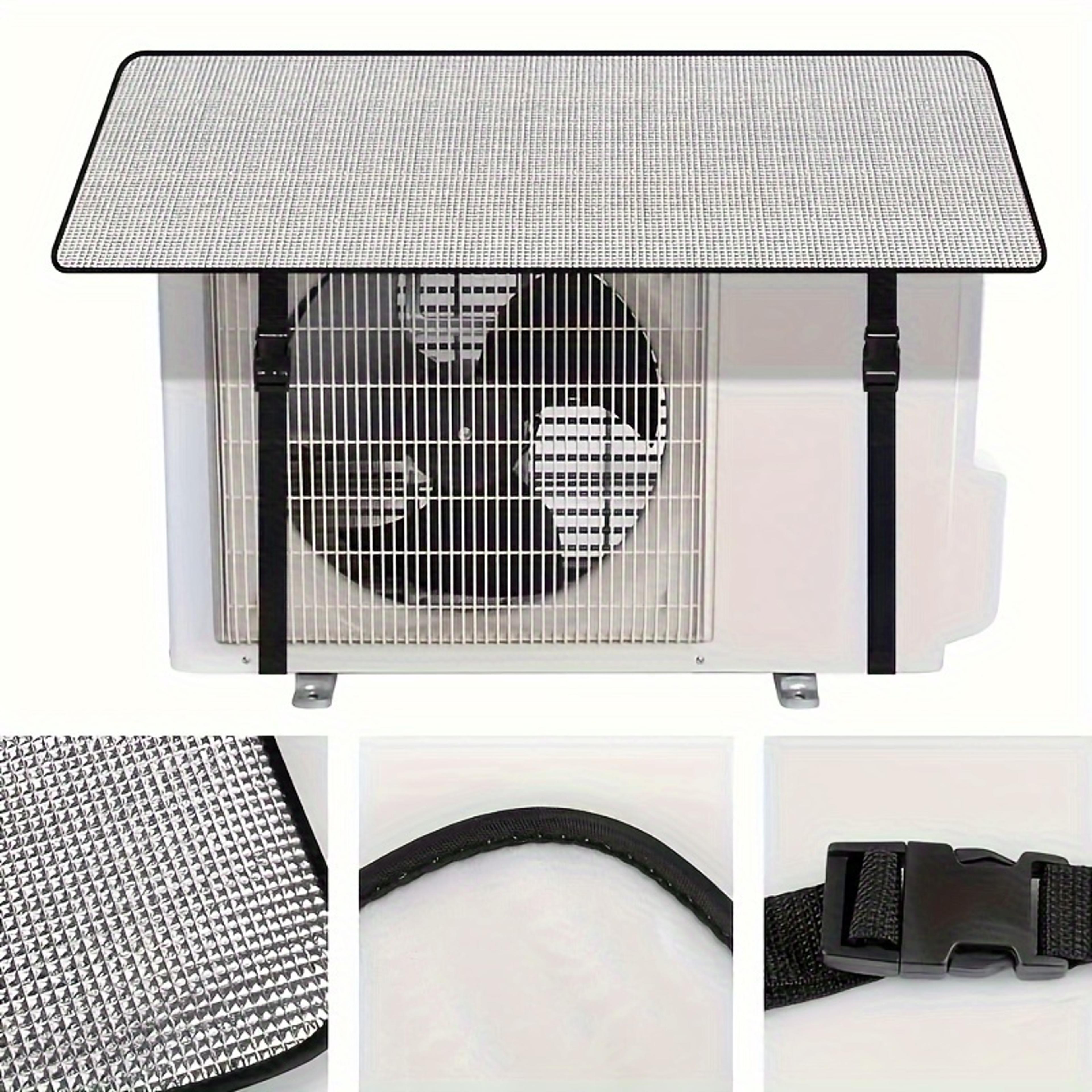 durable weatherproof air conditioner cover with fixed buckle sun protection for outdoor ac unit