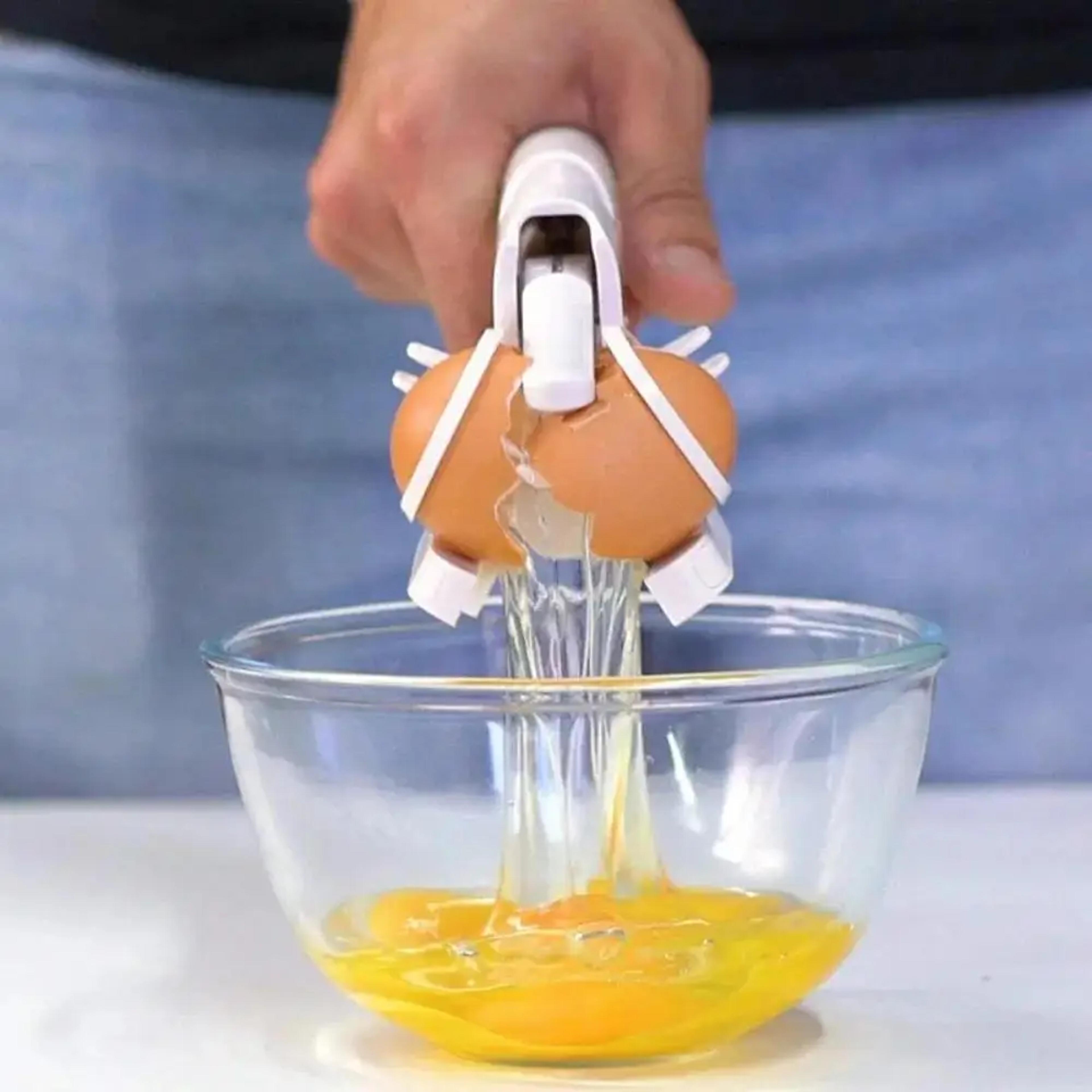 egg shell cracker separator tool easy handheld egg opener and egg separator