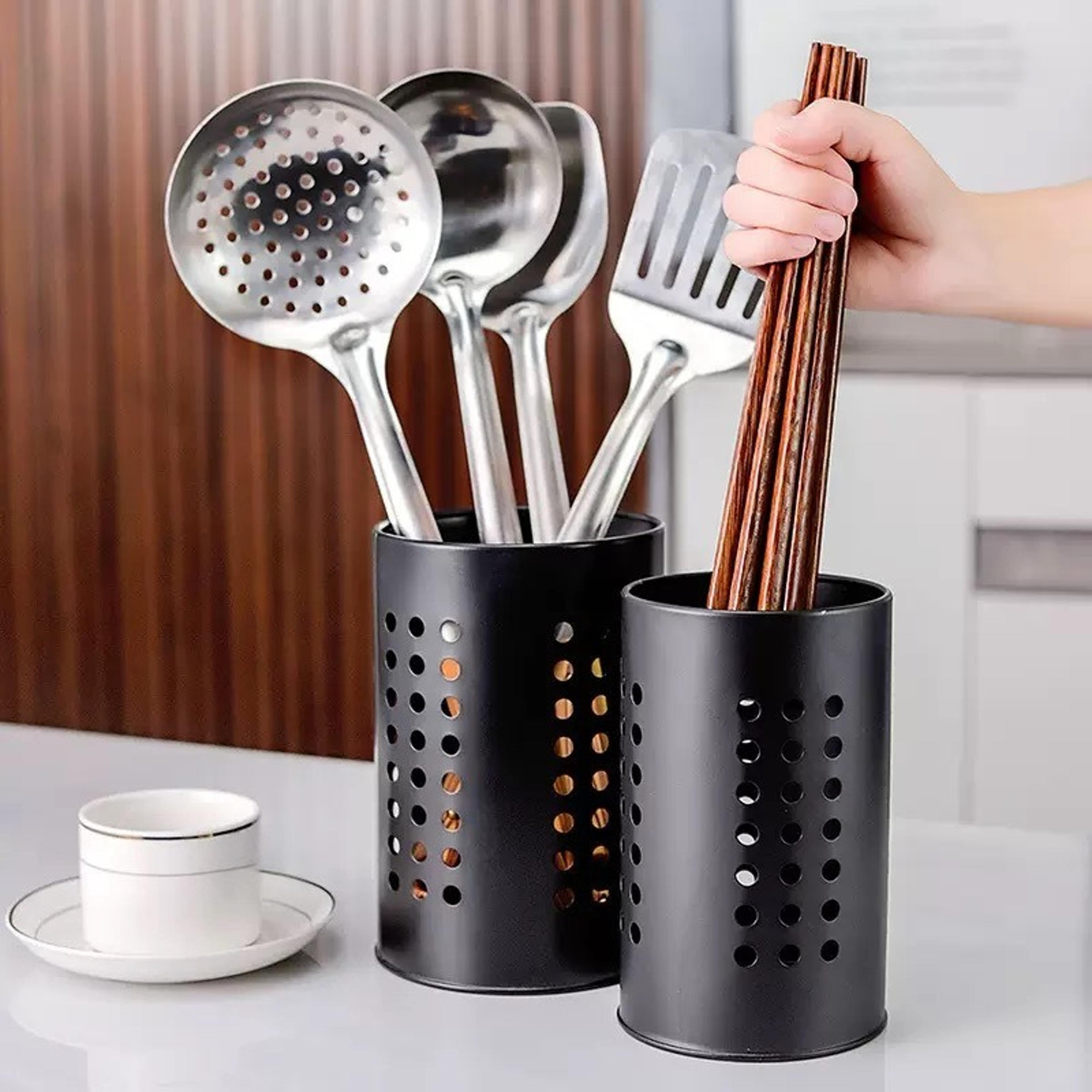 multifunctional stainless steel dish rack kitchen utensil organizer with efficient drainage