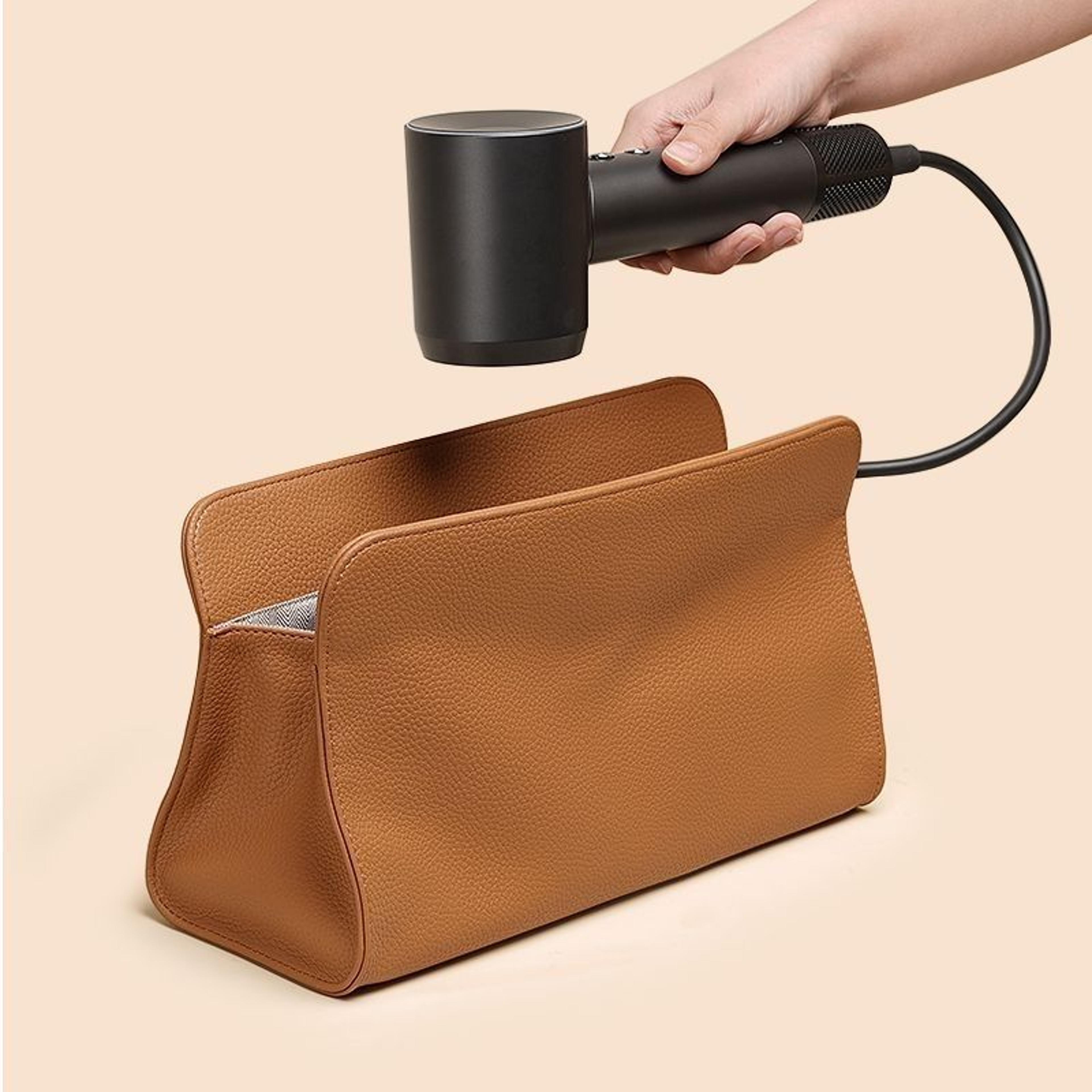 hair dryer storage bag travel hair tool organizer case for styling tools