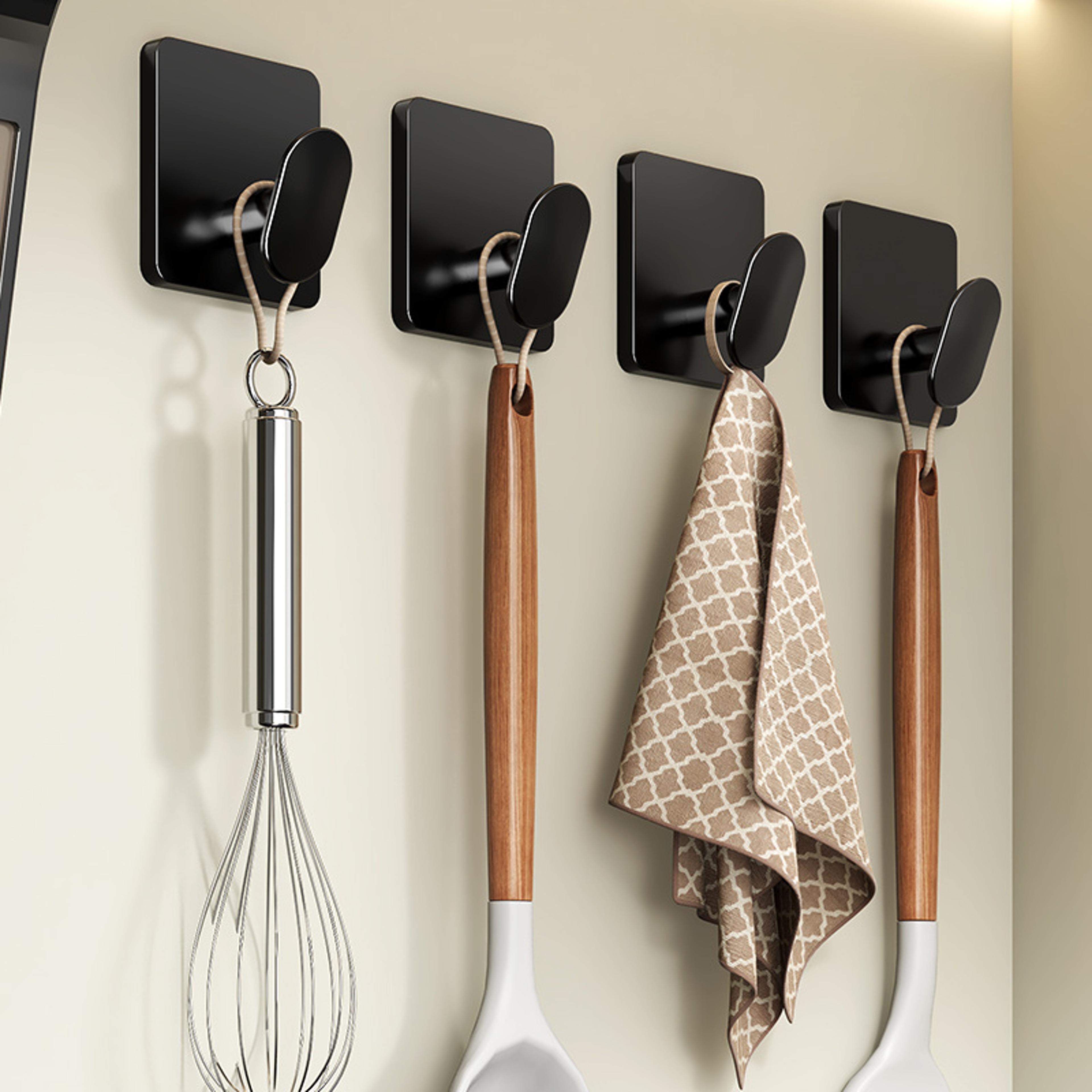 no drill wall hooks black bathroom towel hooks for home organization
