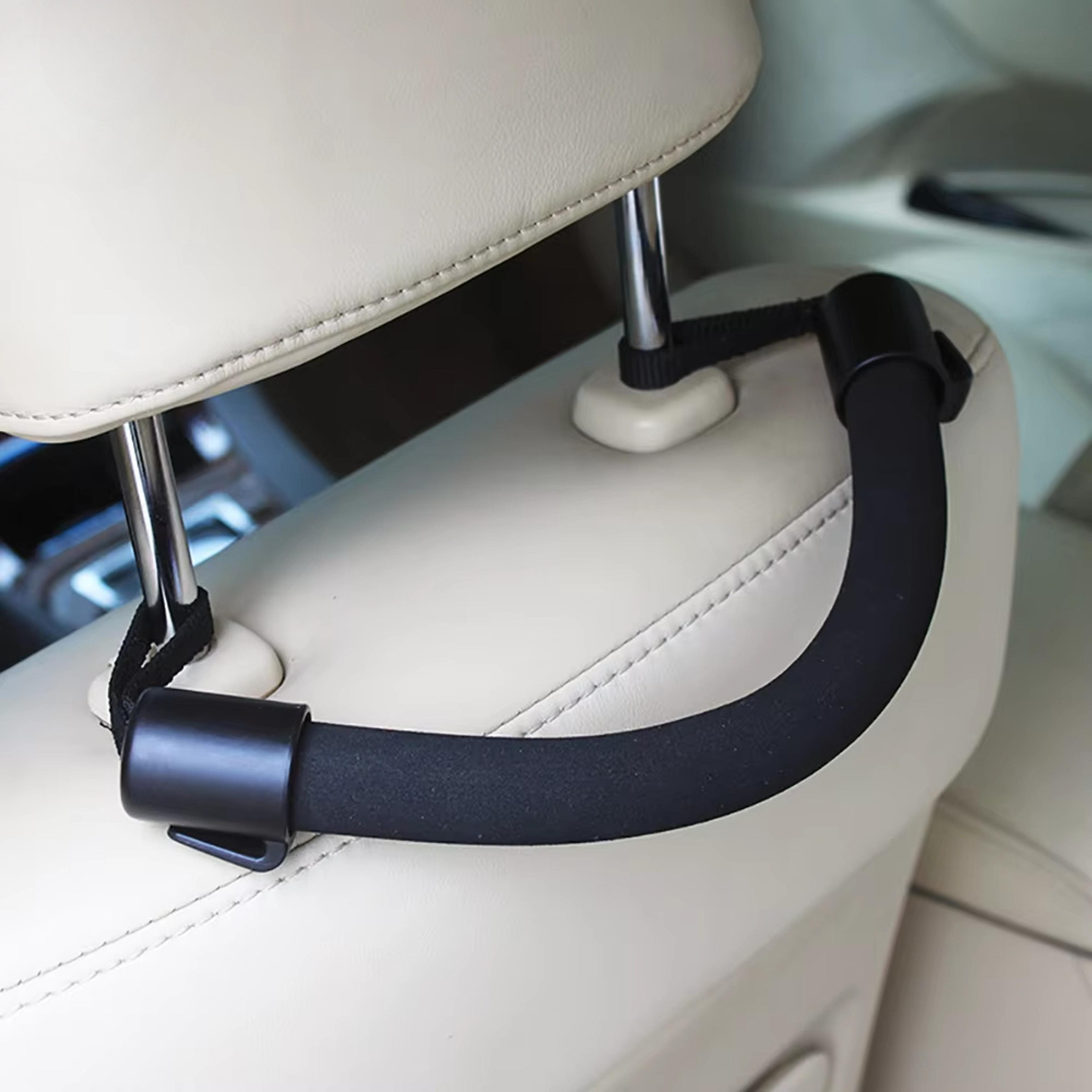 car seat back organizer with safety handle rear seat storage holder for travelers