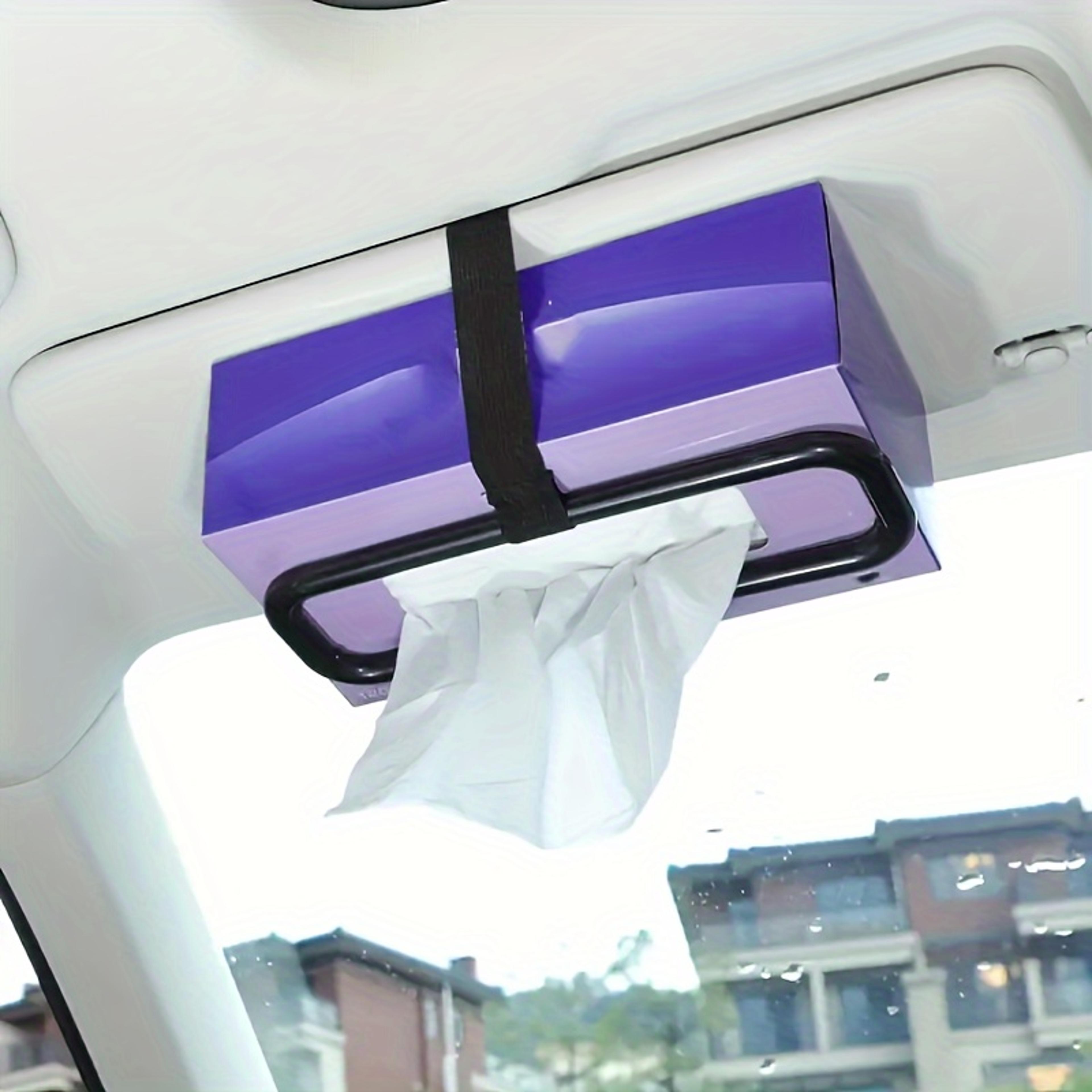 sun visor tissue holder for car adjustable clip car organizer accessory