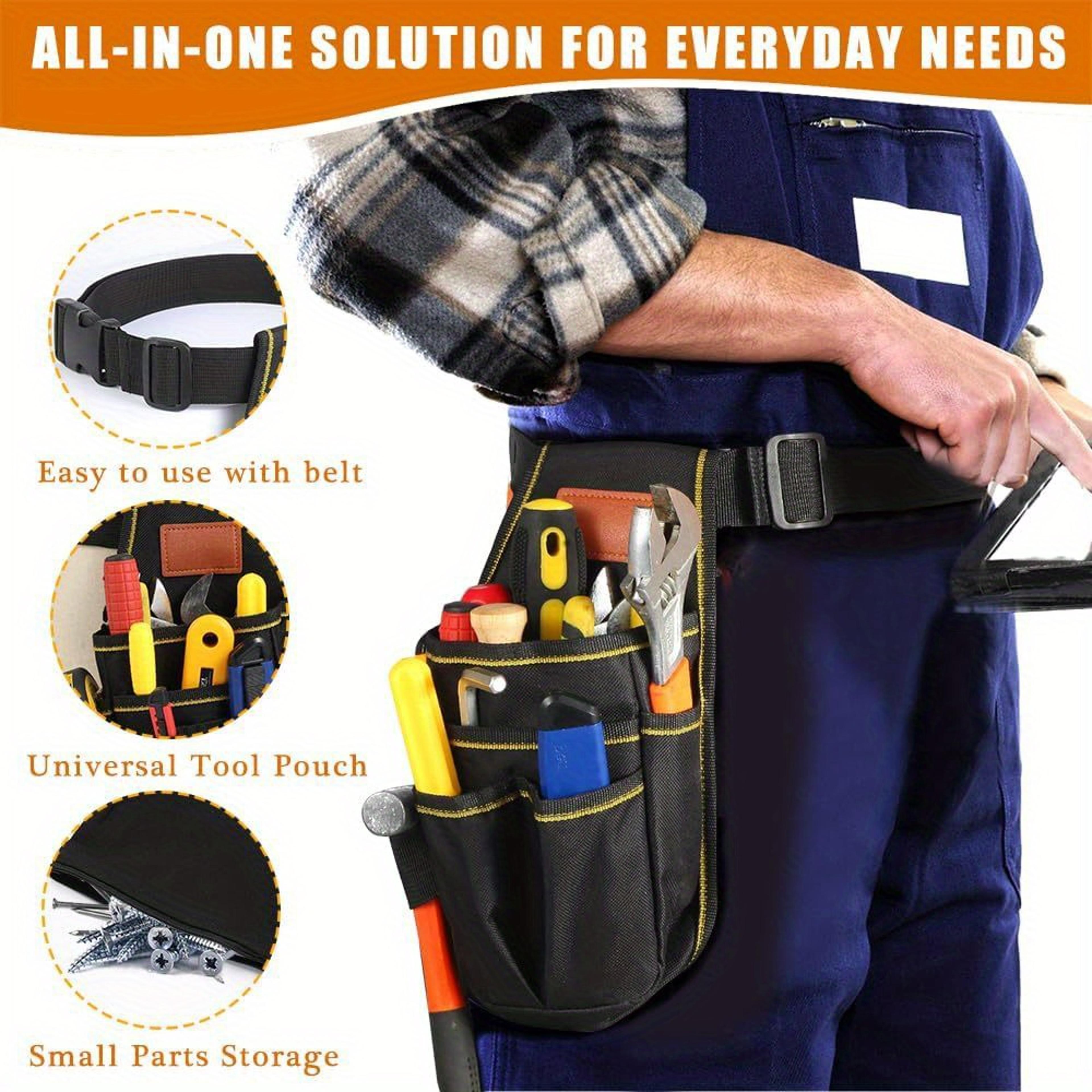 heavy duty tool belt pouch oxford cloth work tool organizer for electricians and builders