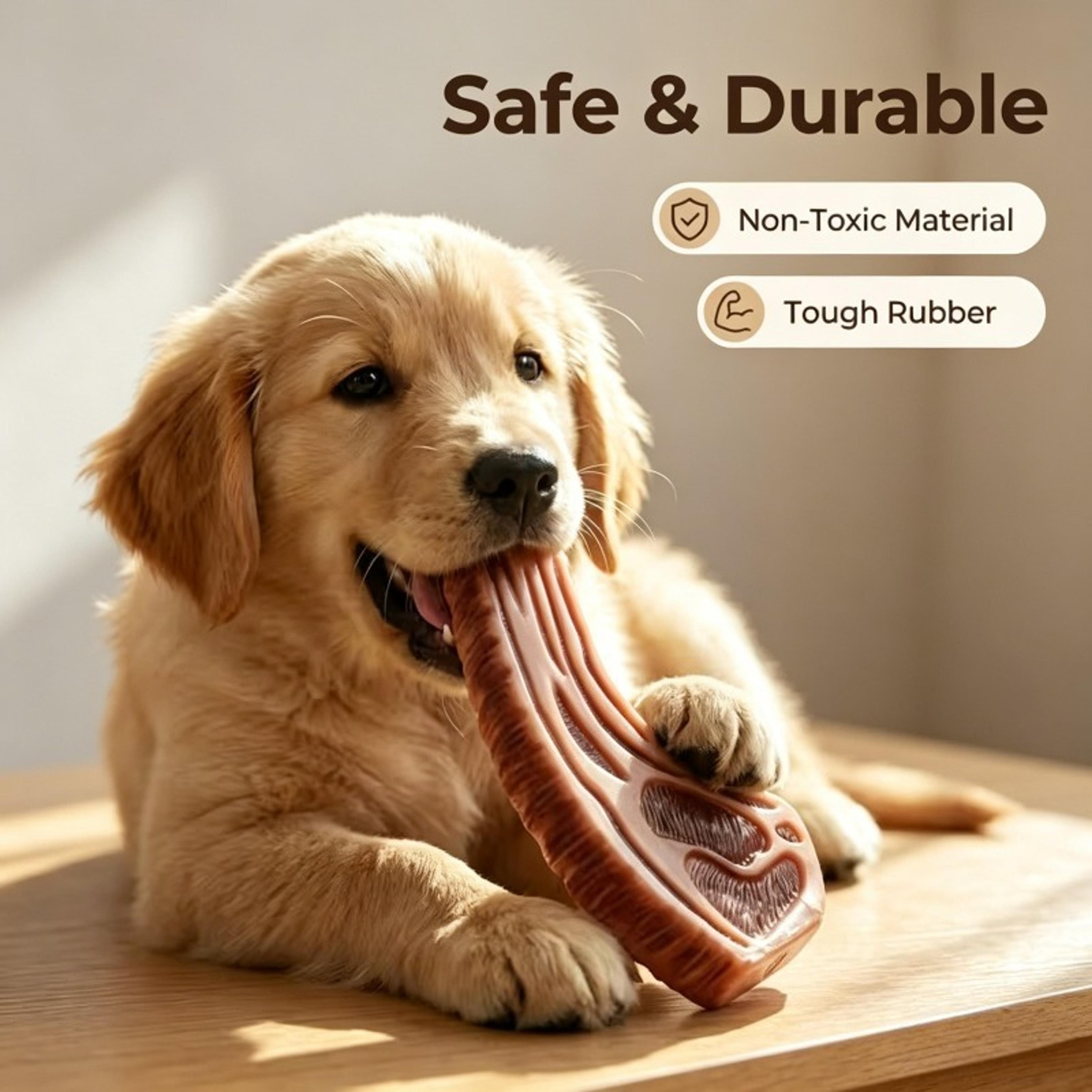 realistic meat design dog chew toy pack interactive teeth cleaning toy for dogs