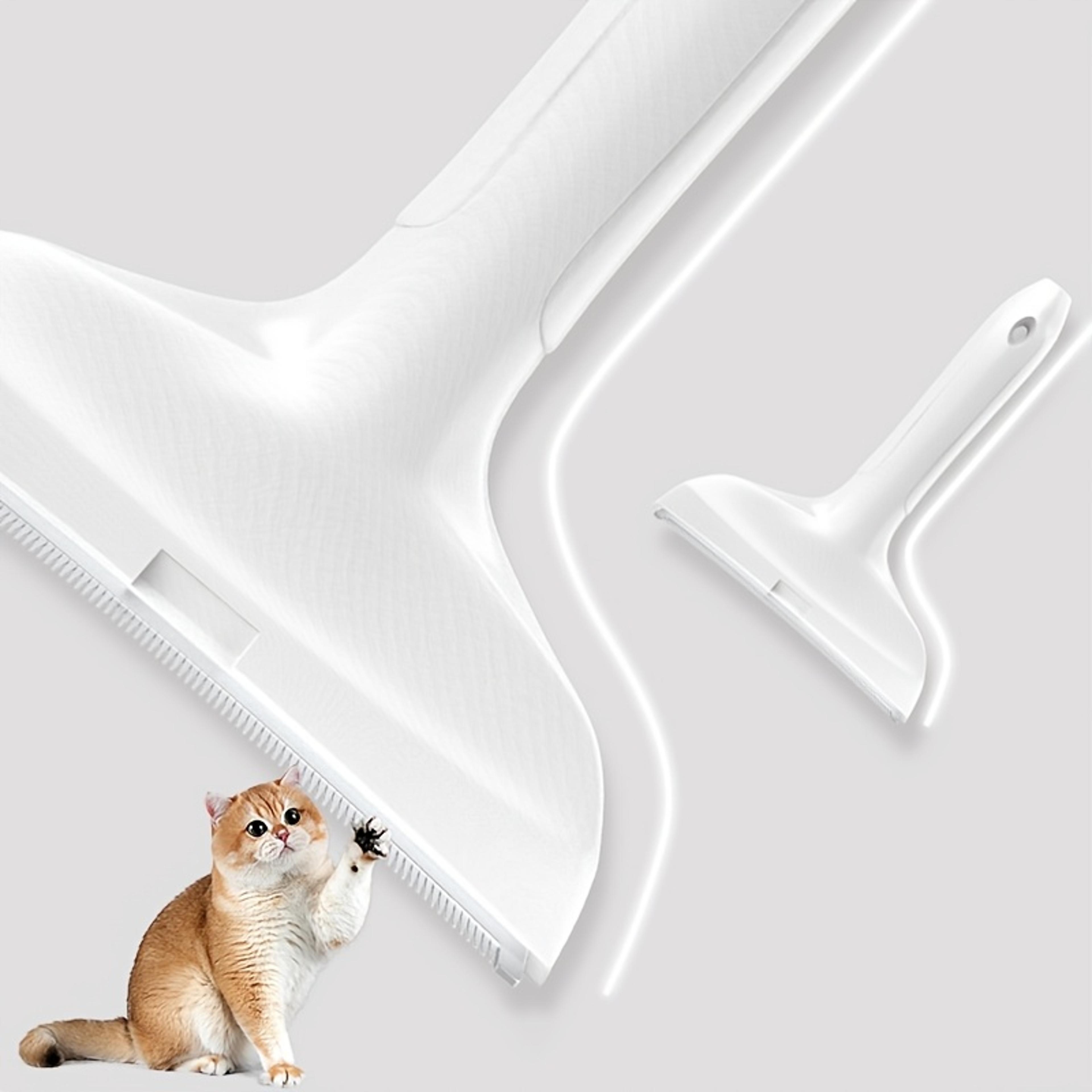 cat dog grooming kit with shedding brush detangling comb and thinning scissors