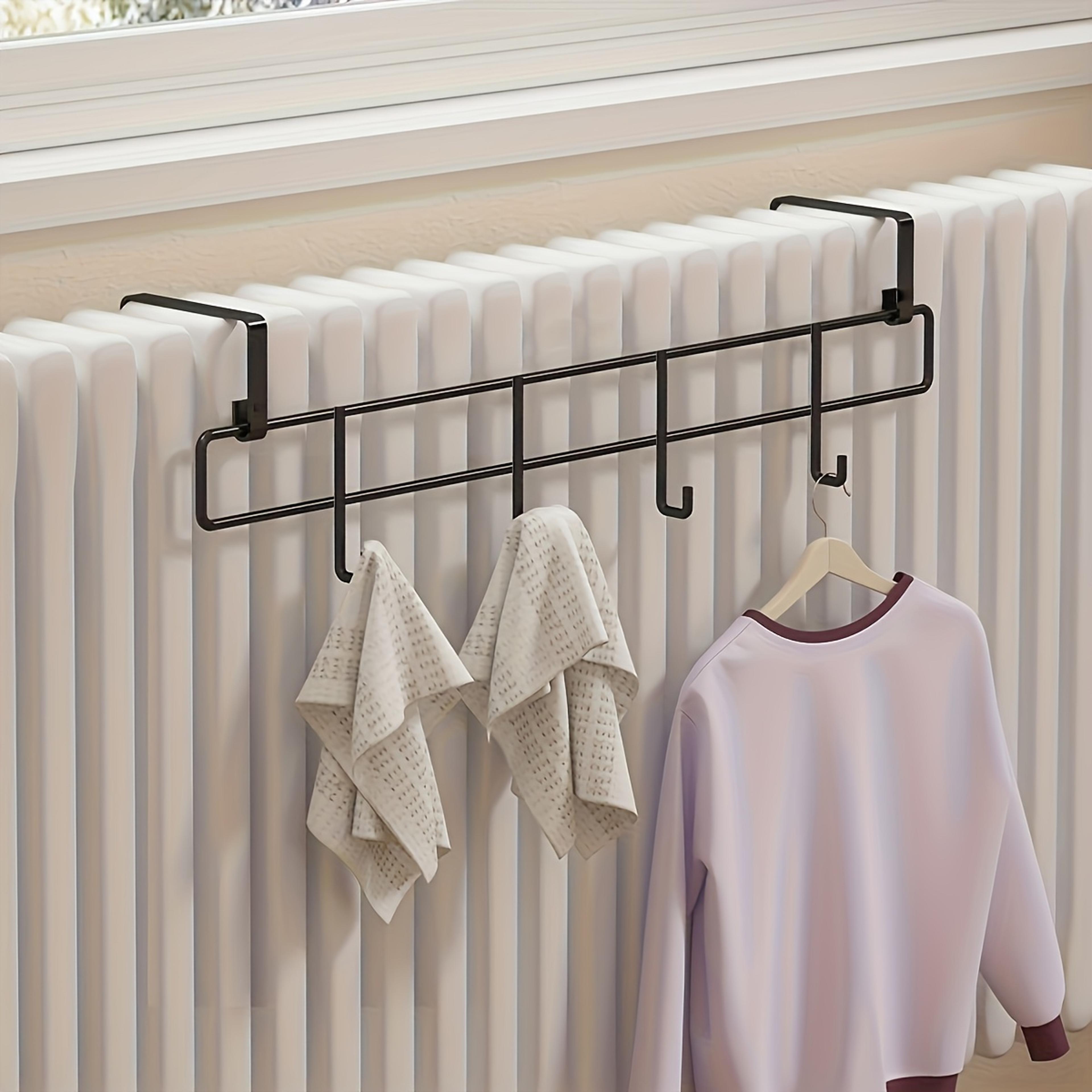 heavy duty stainless steel over door hanger black space saving organizer