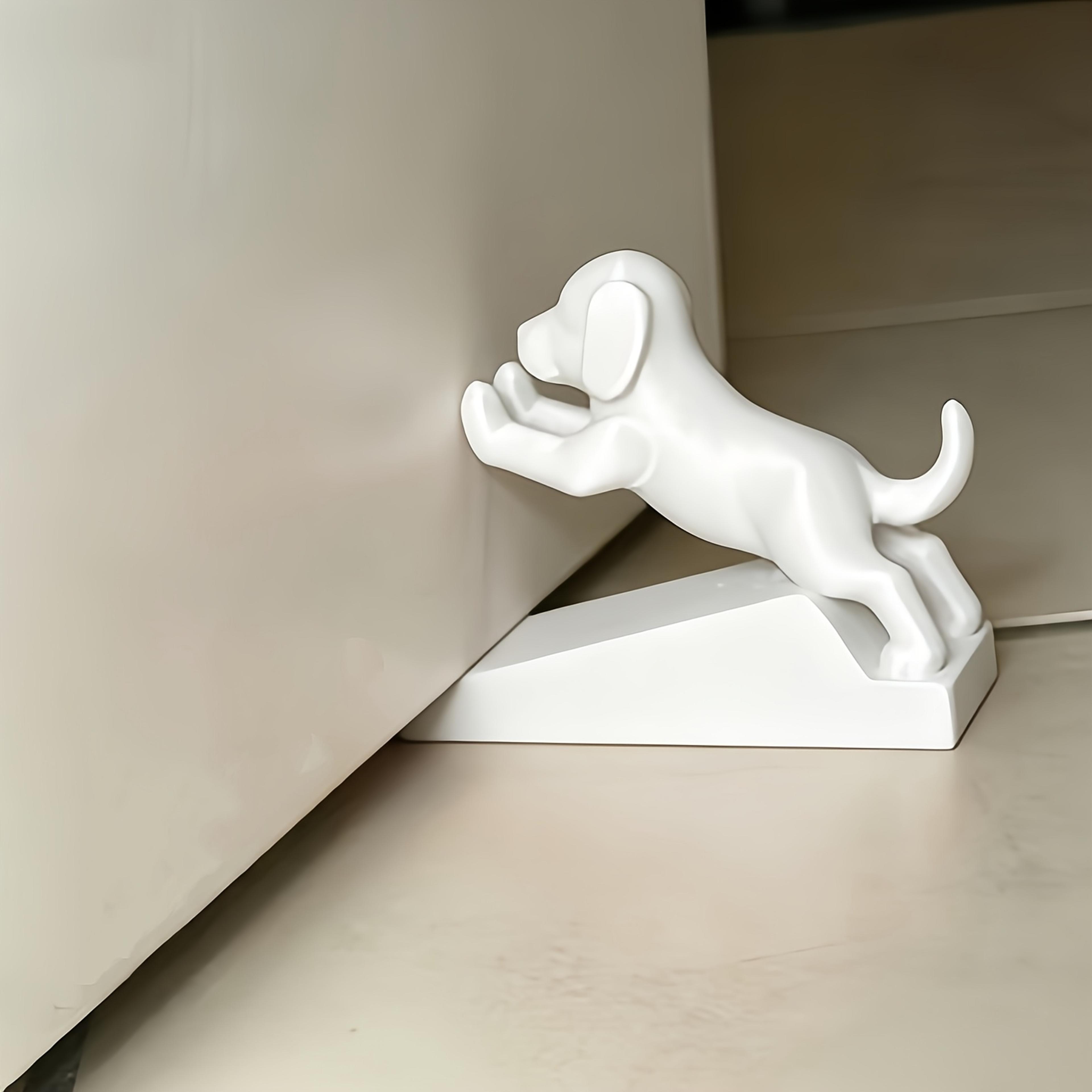 cute puppy door stopper anti collision door wedge non slip dog shaped door holder