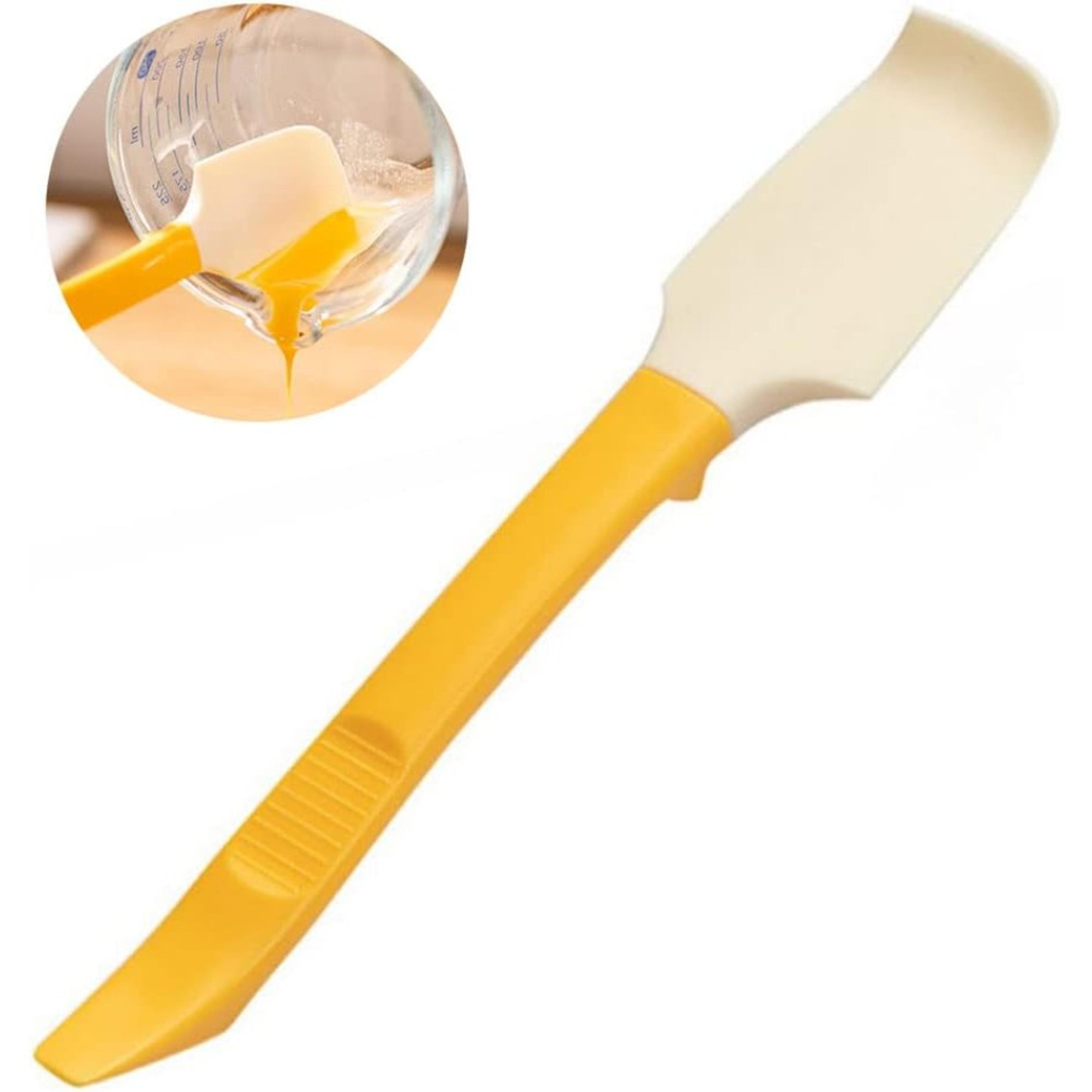 multi purpose silicone spatula jam spreader with can opener kitchen scraper tool