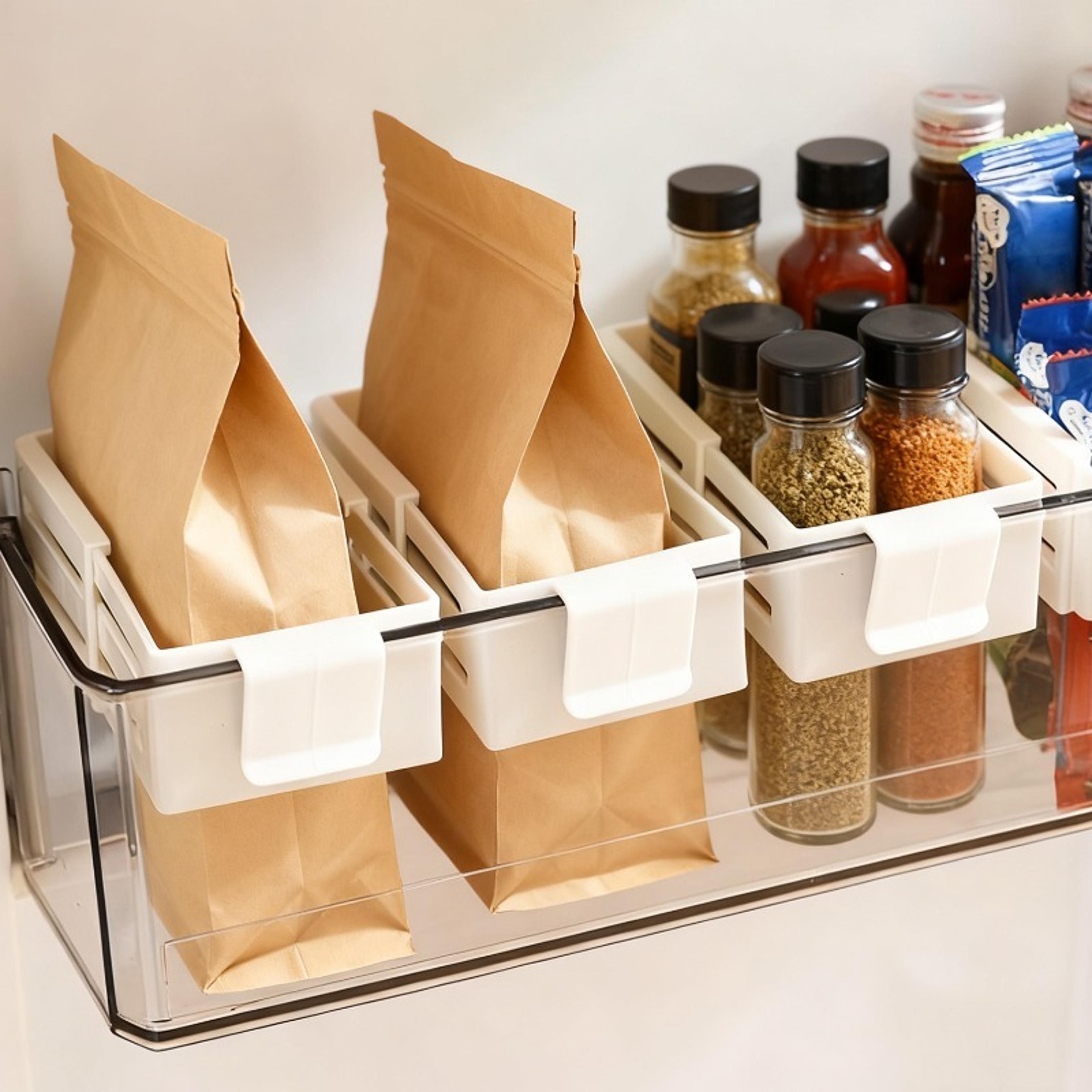 adjustable refrigerator organizer fridge door divider for kitchen storage