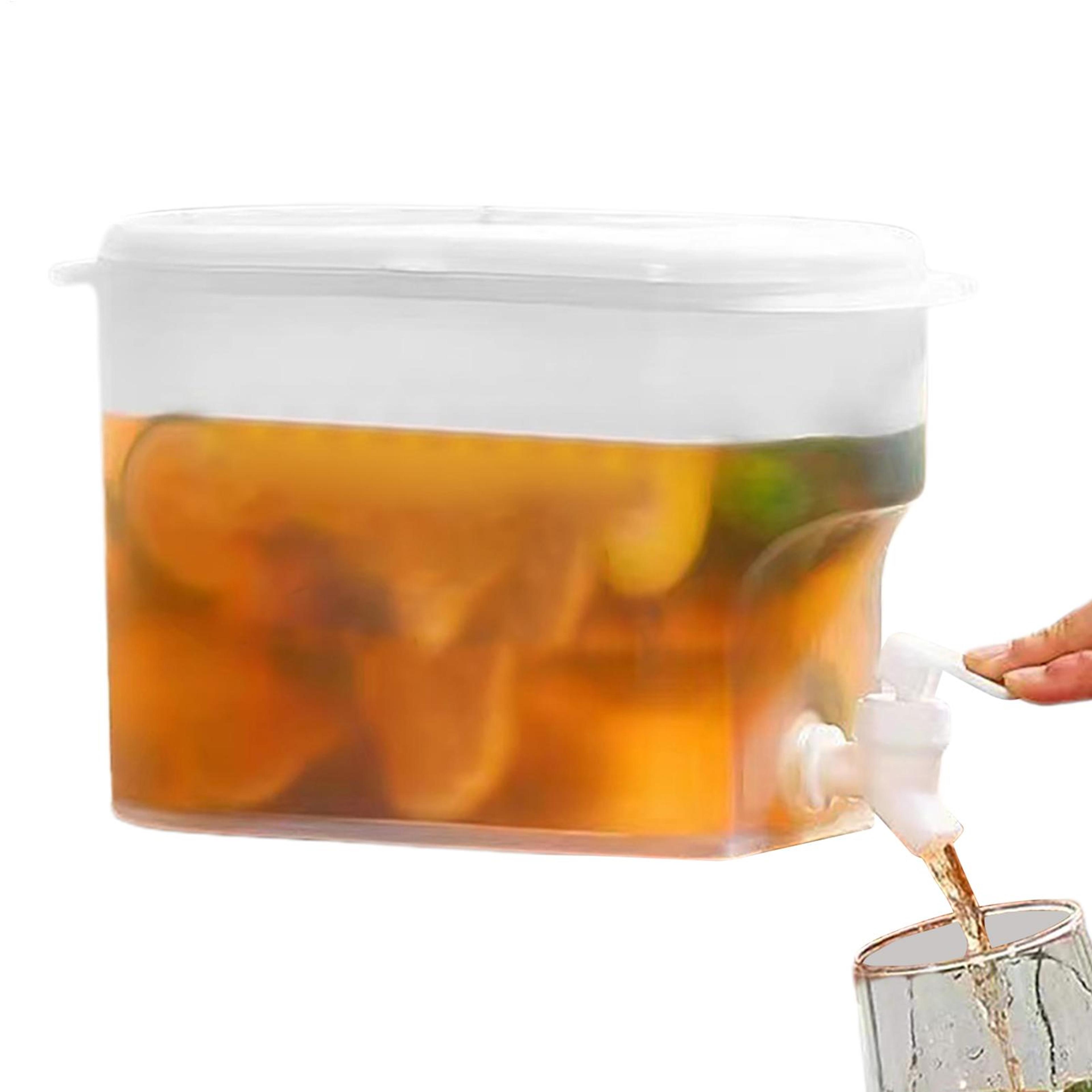 fridge drink dispenser with faucet large capacity cold water pitcher for iced beverages