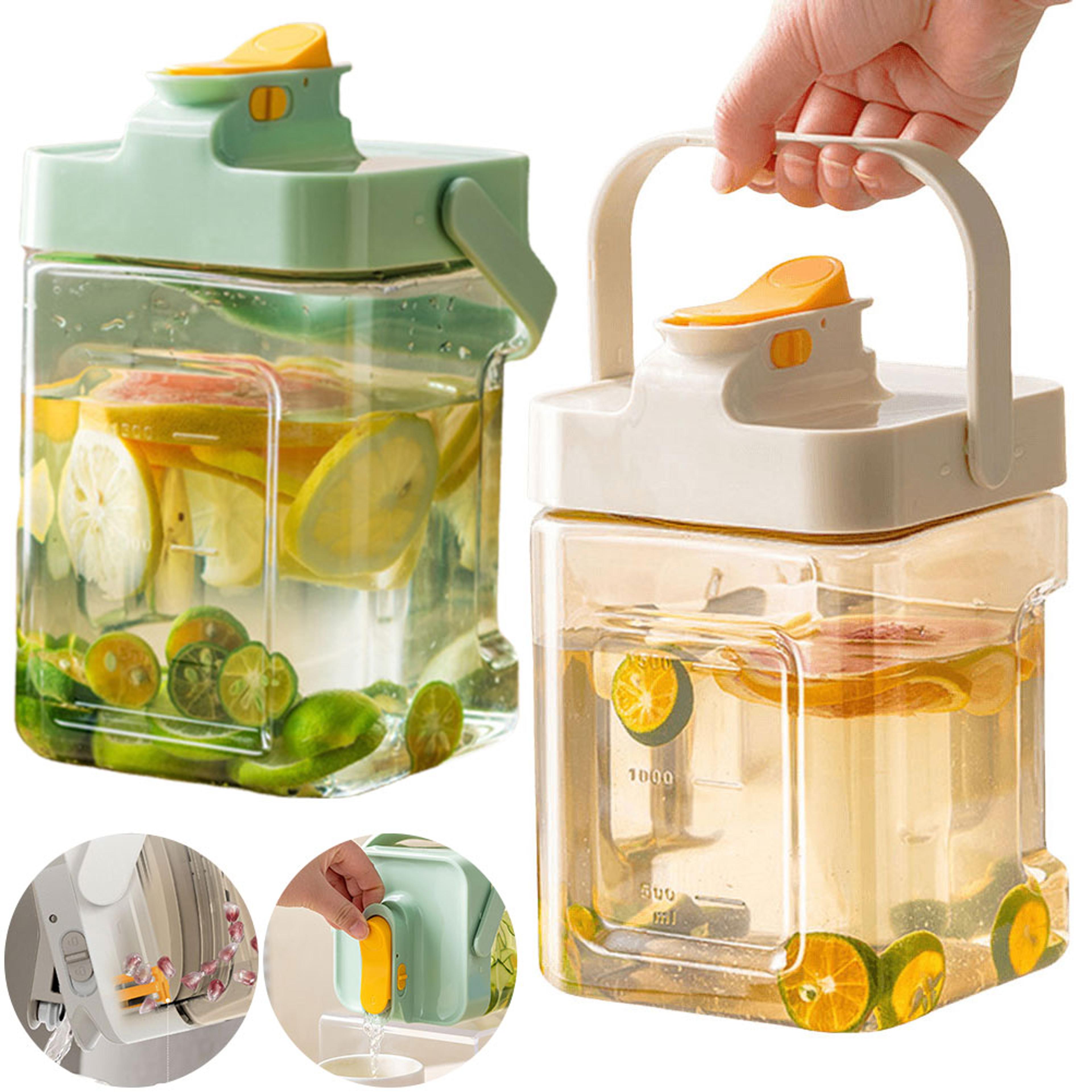 portable drink dispenser with spigot refrigerator beverage container for home parties