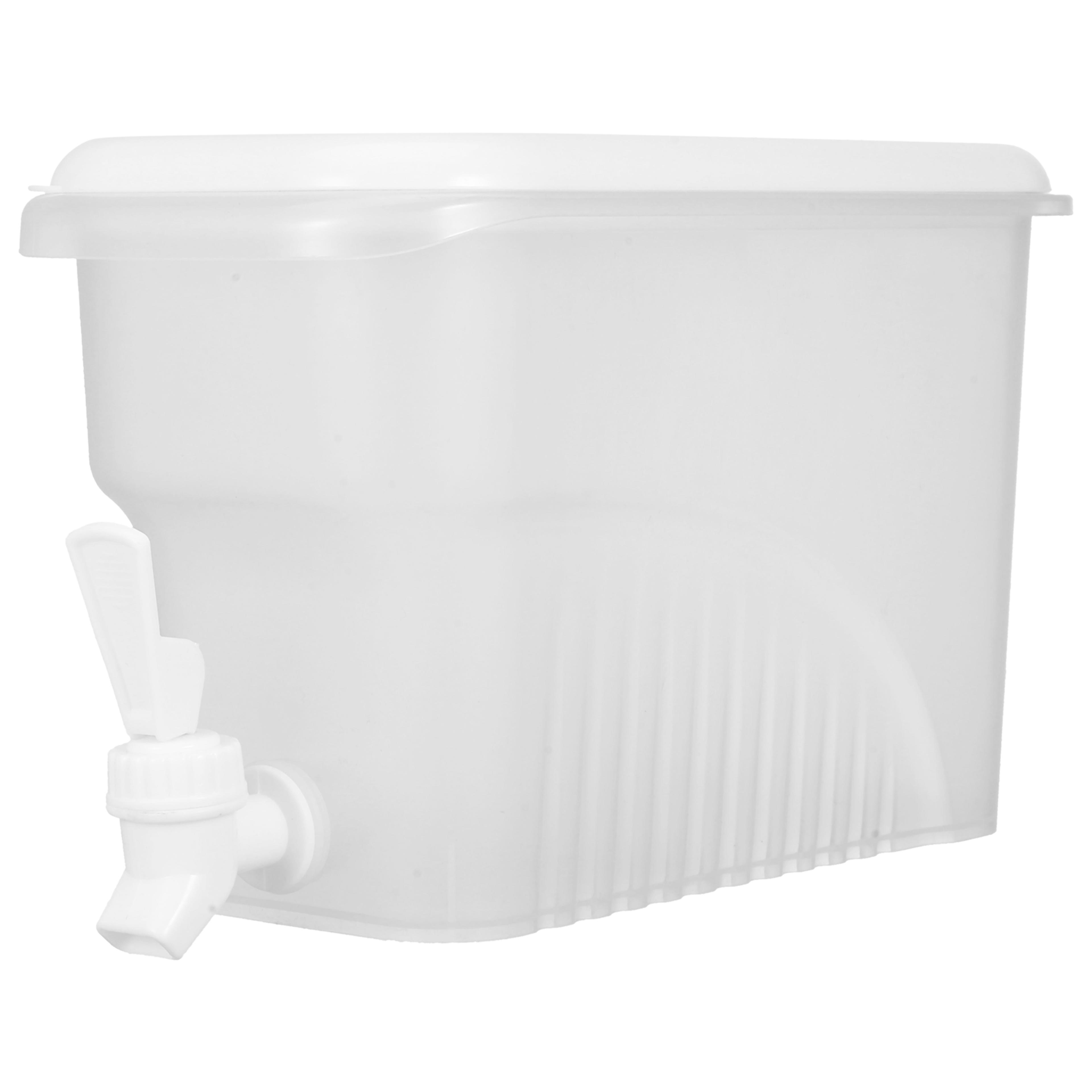 large capacity beverage dispenser with tap for parties and home drinks
