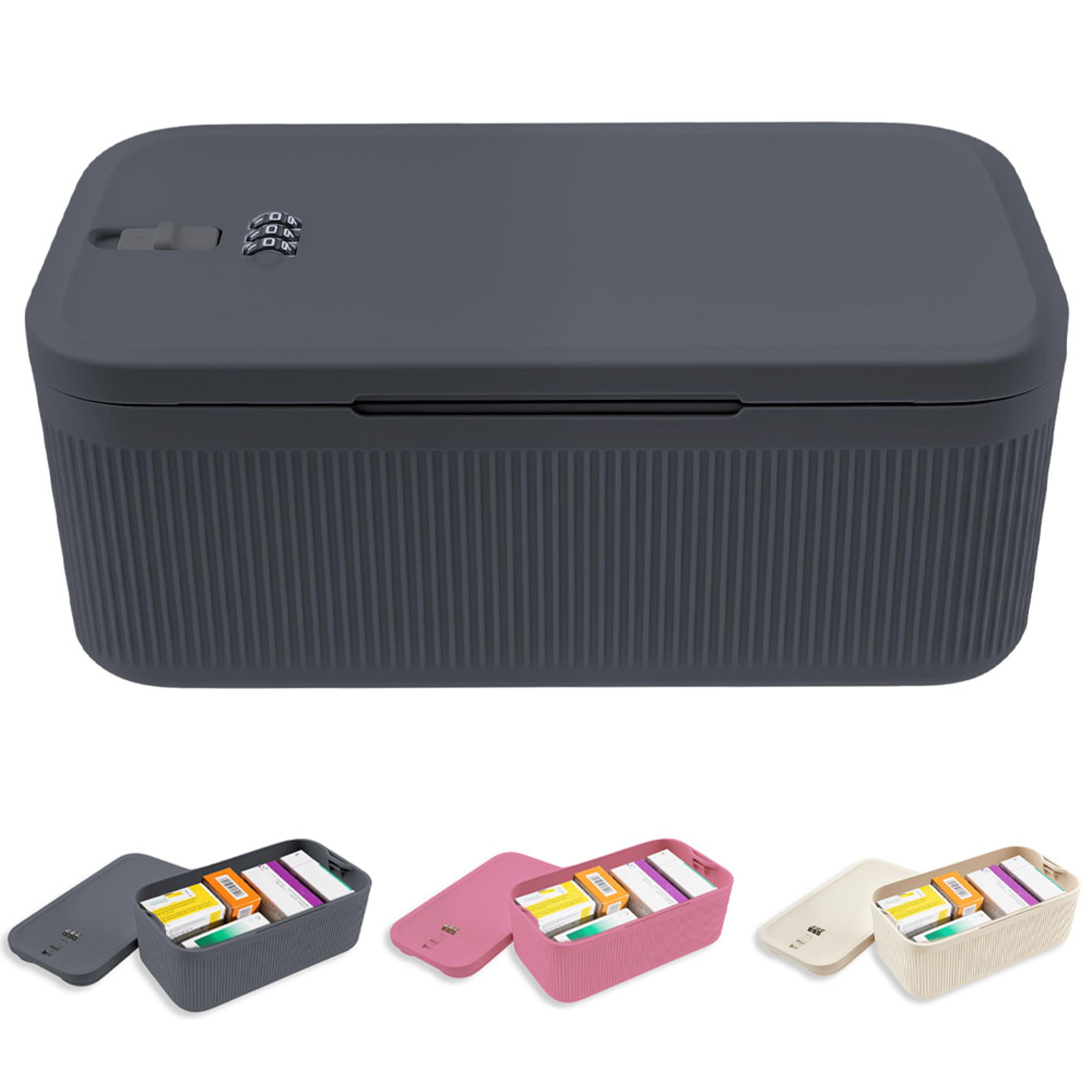 lockable storage box portable safe box for food and personal items