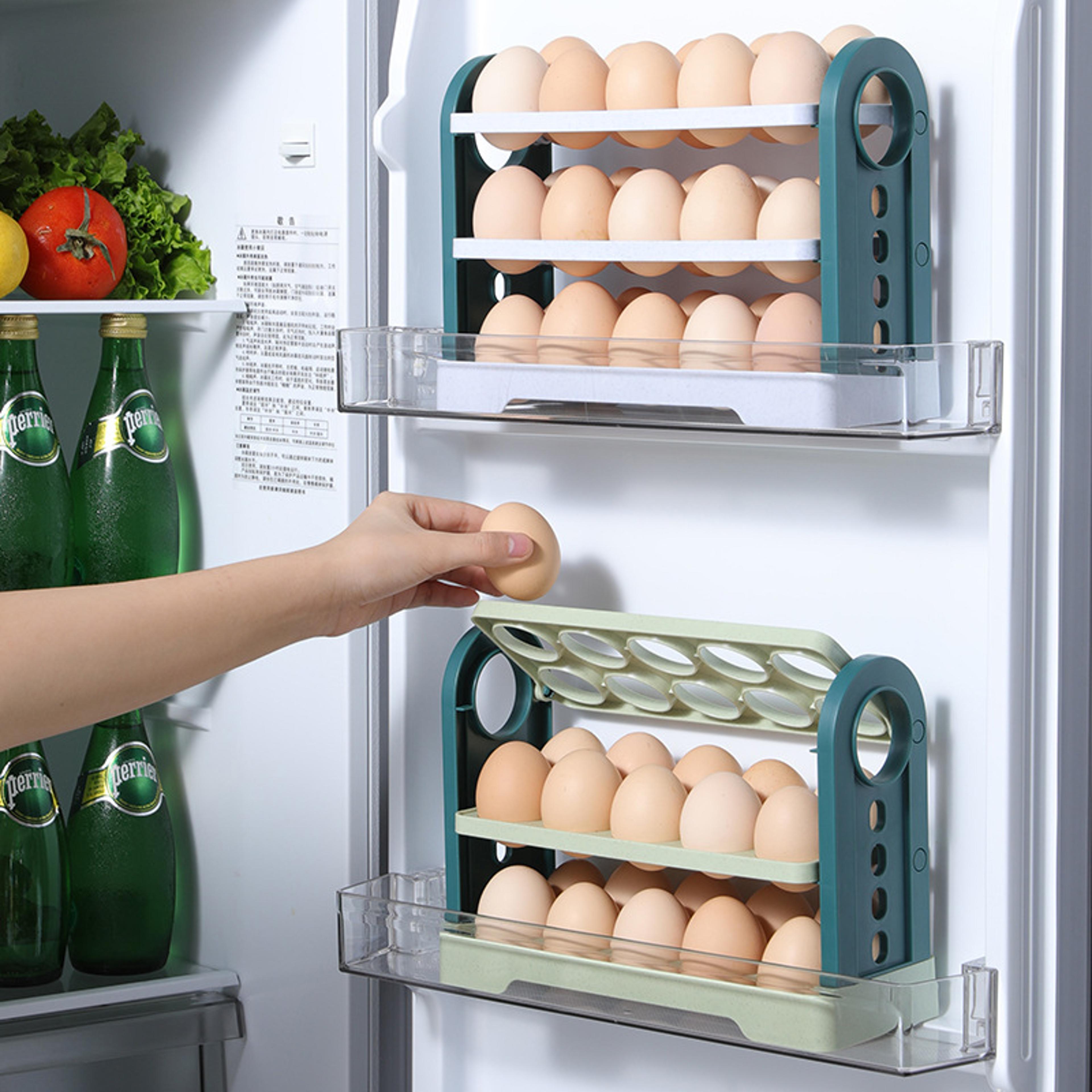 refrigerator egg storage box side door organizer tray