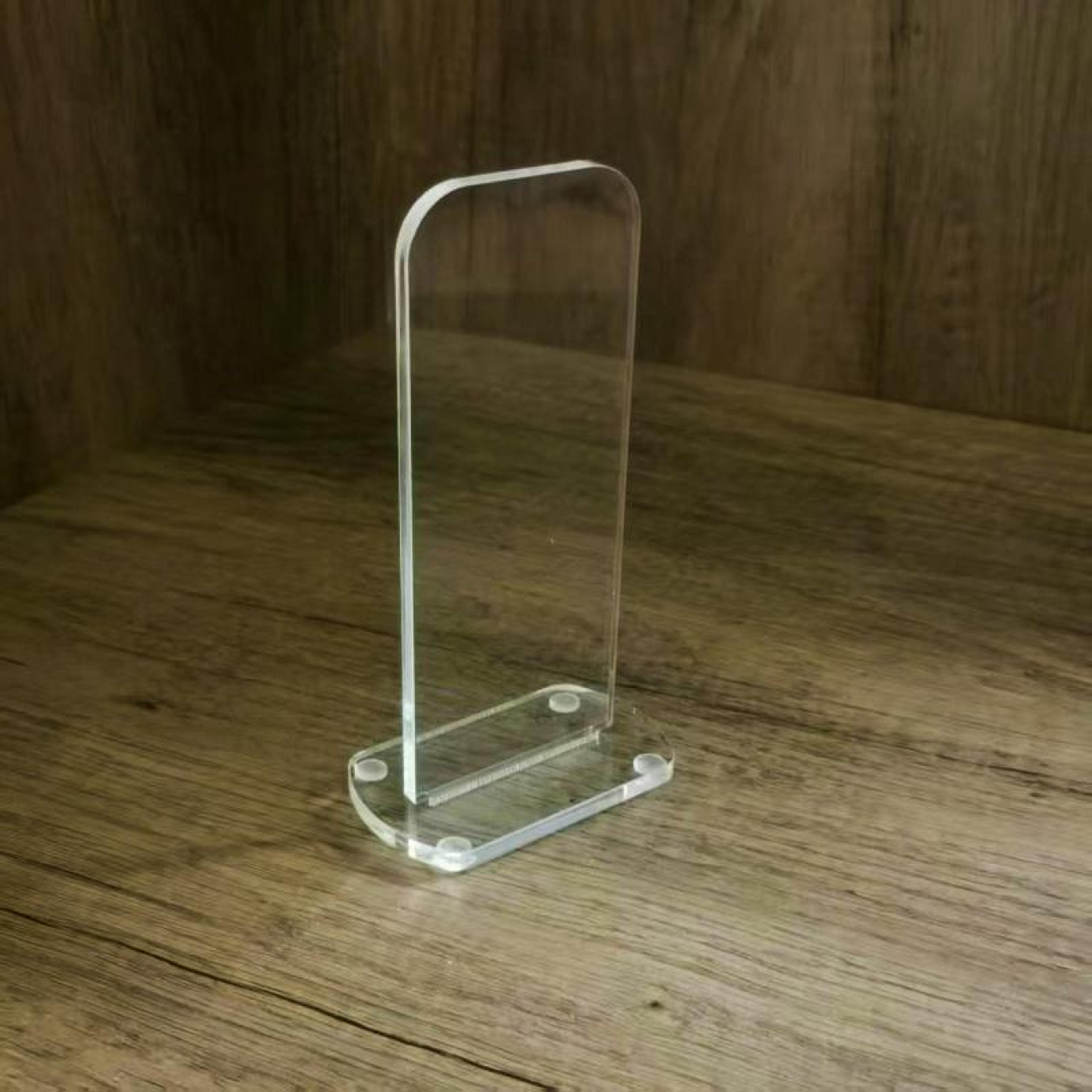clear acrylic boxing glove display stand vertical holder for home gym storage