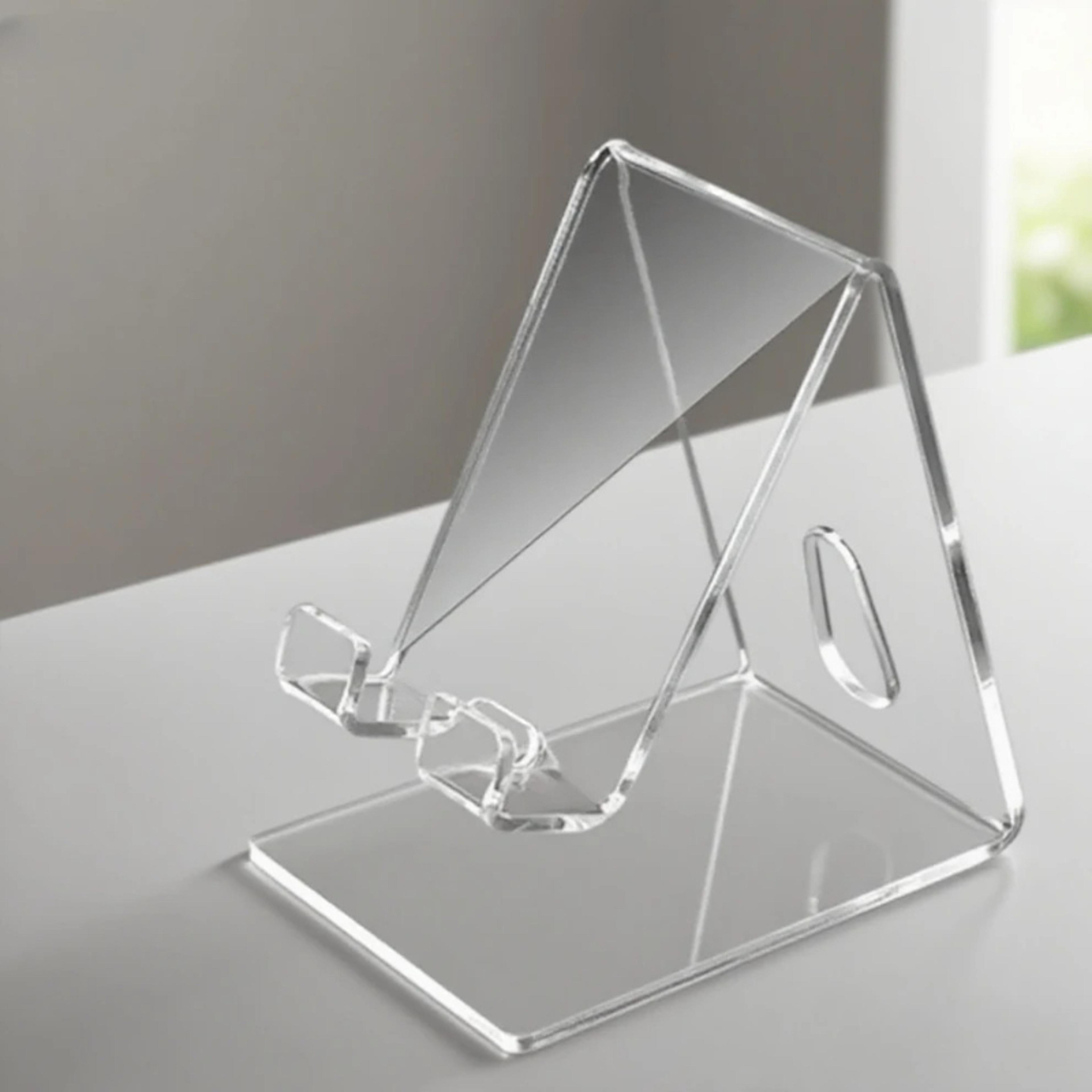 acrylic phone stand transparent desktop holder for cell phones