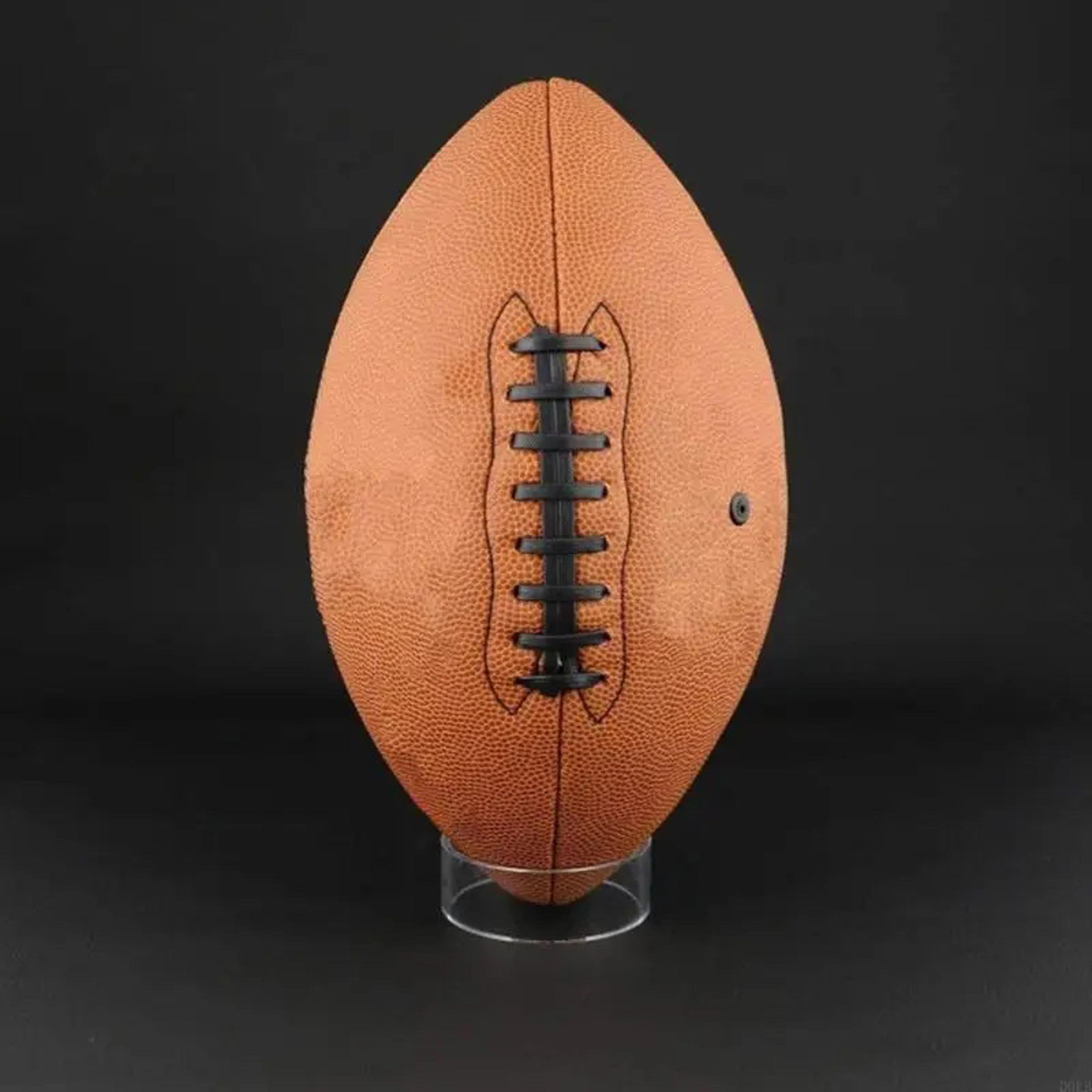 clear acrylic ball display stand holder for football basketball rugby collectibles