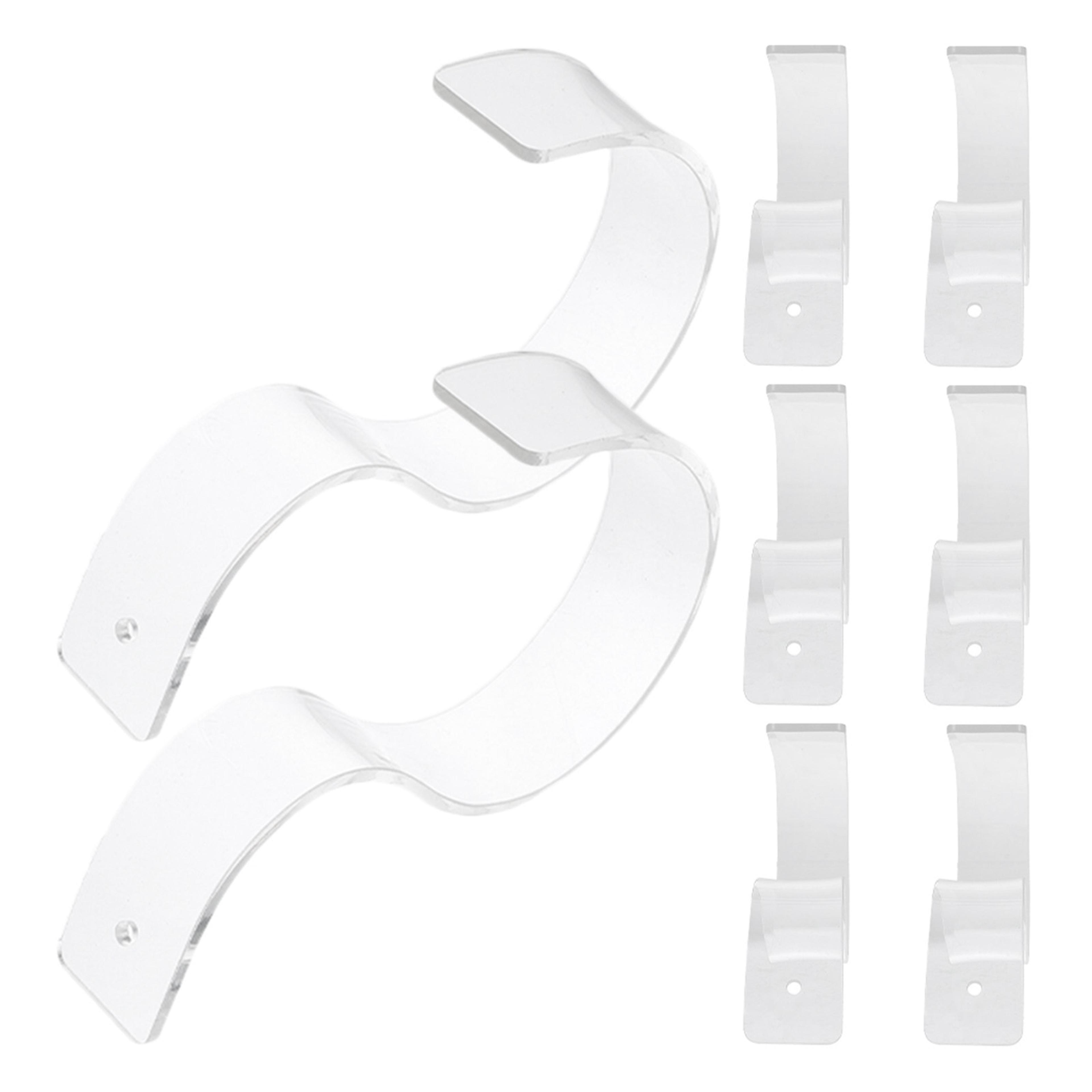 acrylic belt holder display stand transparent organizer for retail and home storage