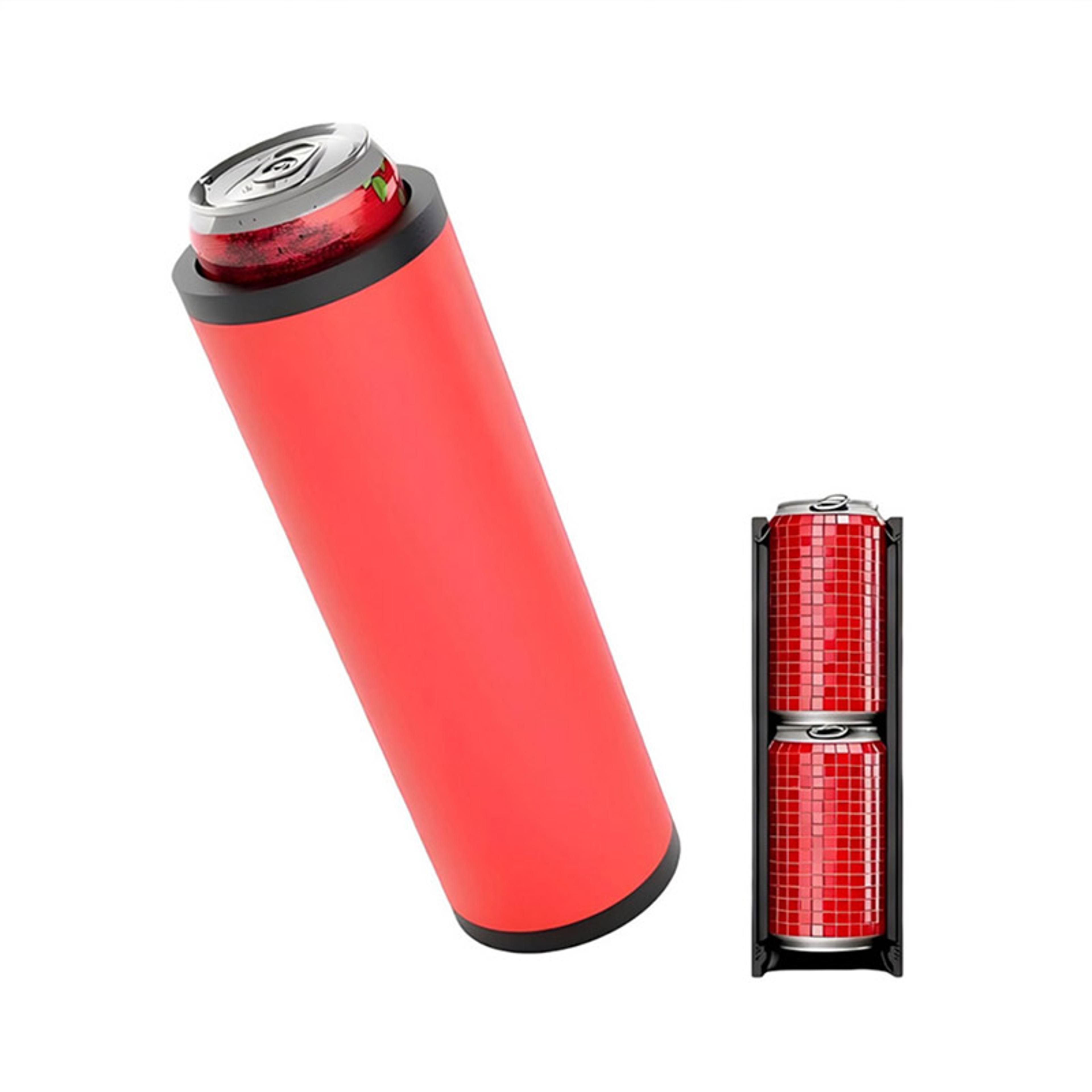 double tactical reload can holder printed dual can beverage storage sleeve