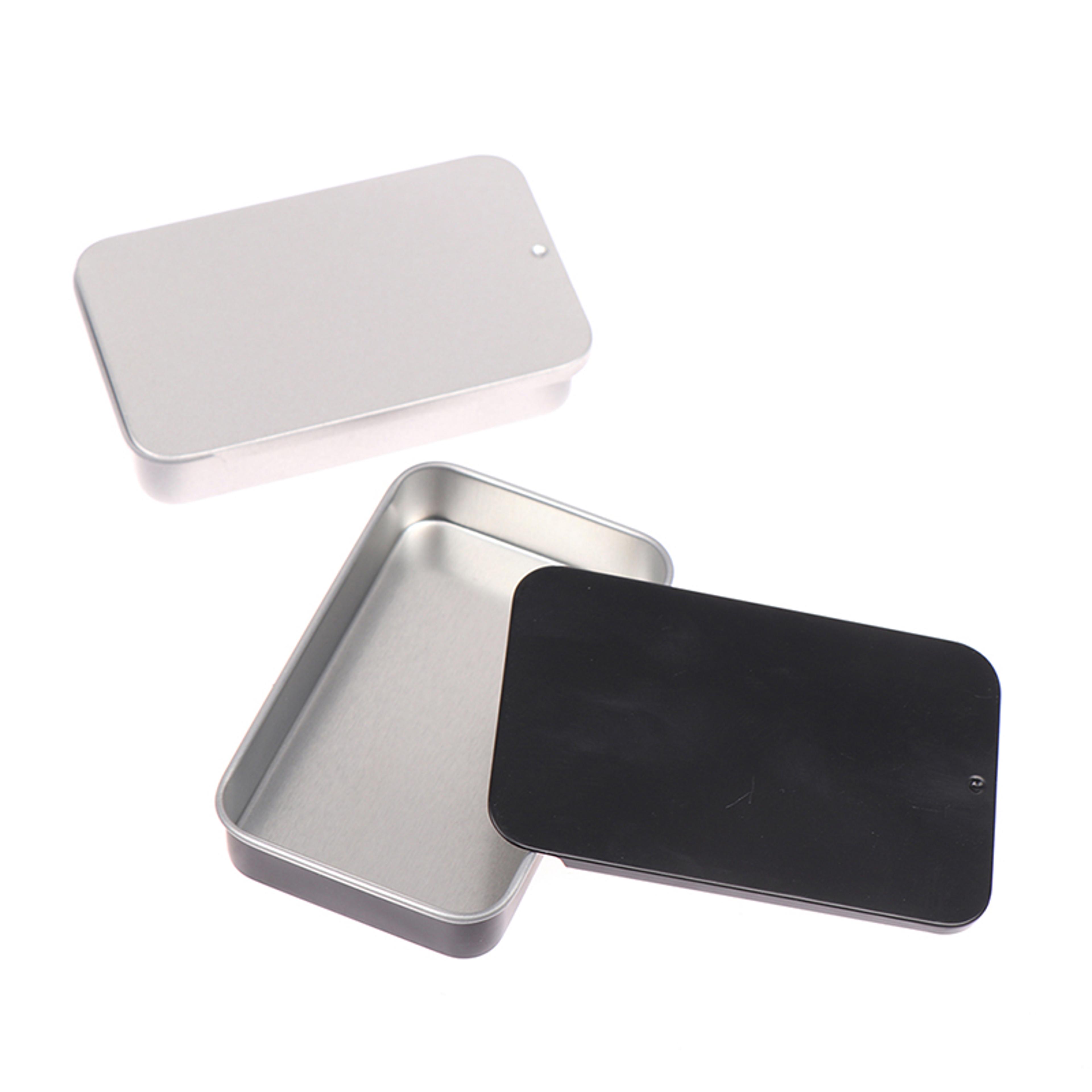 mini storage box portable tin box metal organizer for jewelry pills and small items