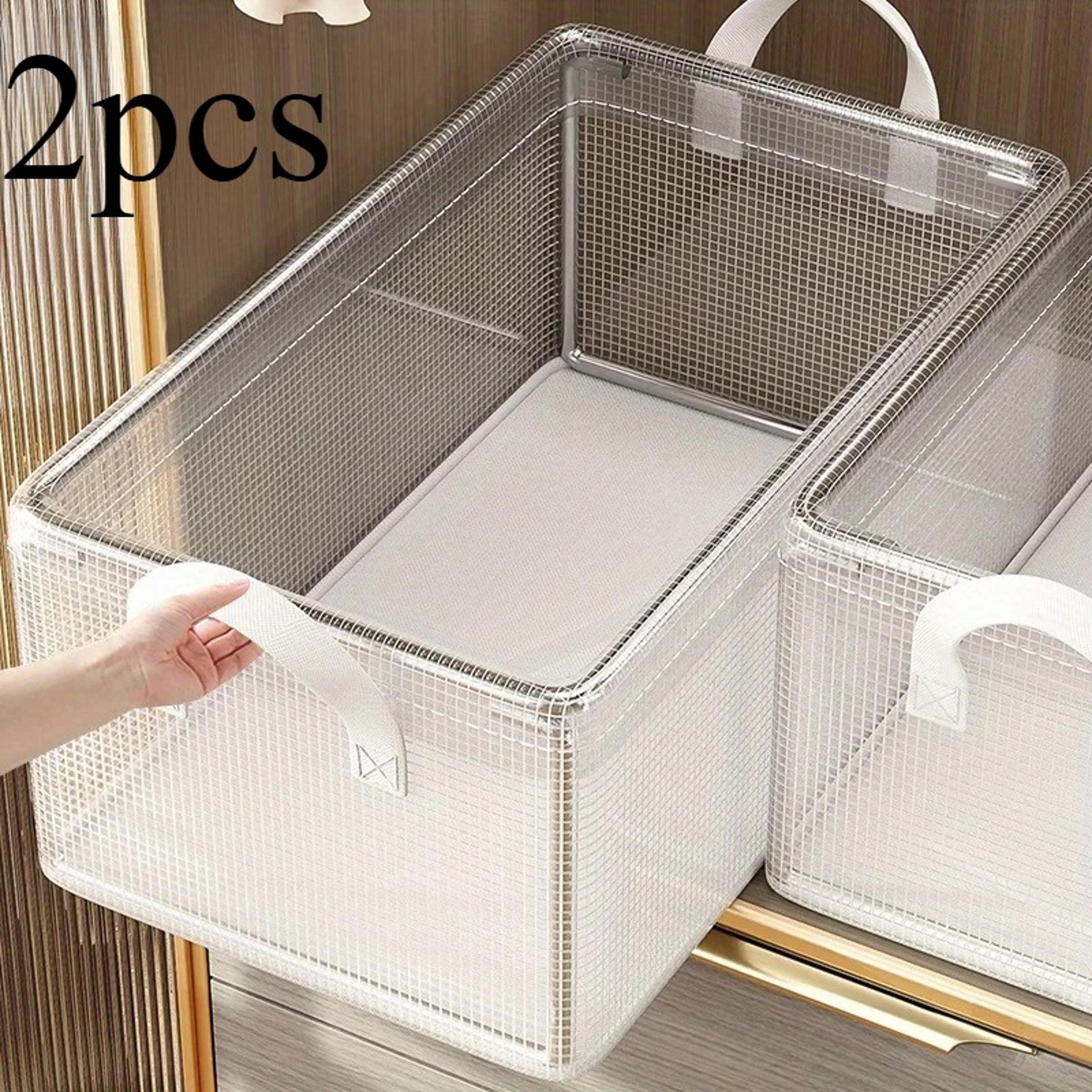 transparent underwear organizer clear storage box set for closet and home