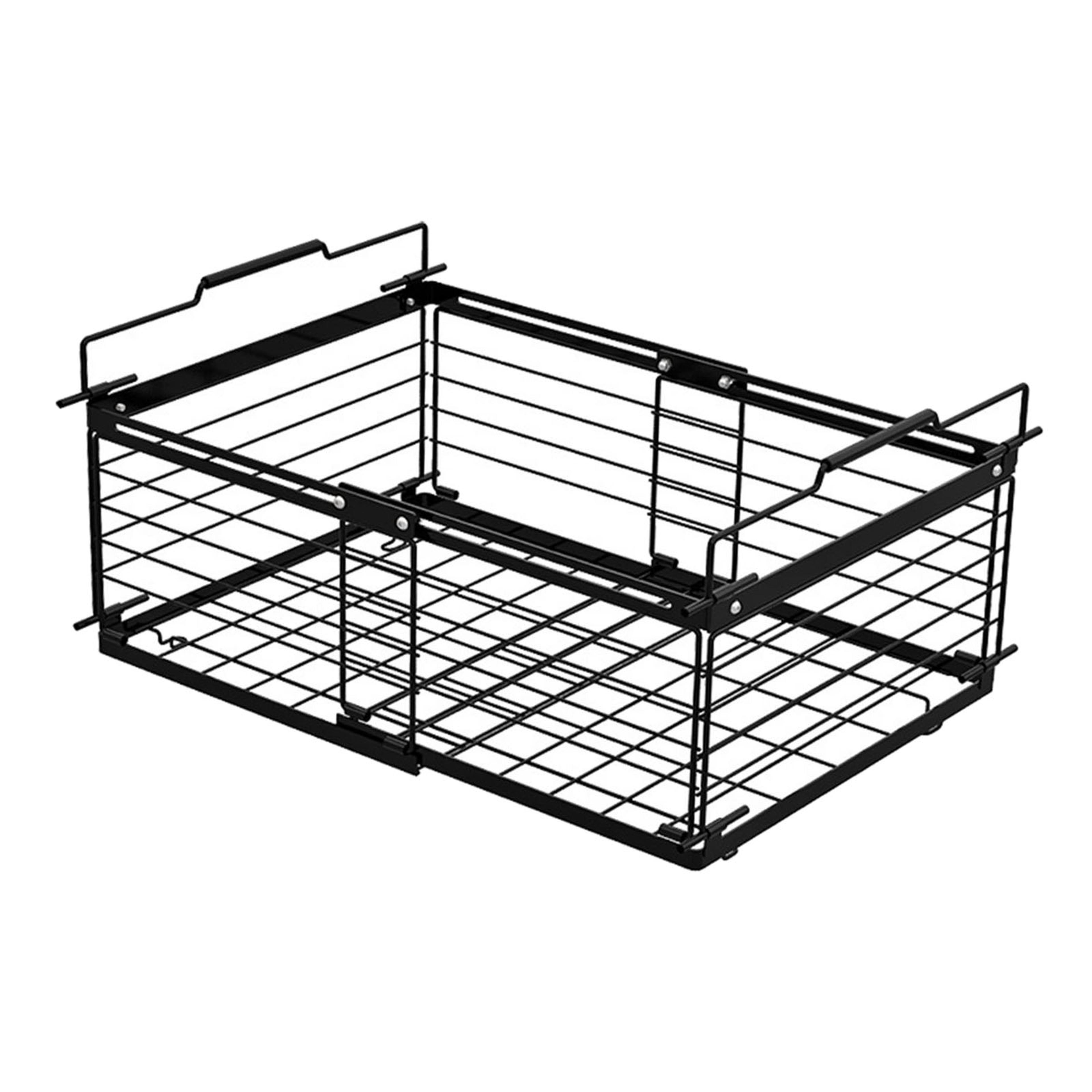 expandable freezer organizer bin stackable refrigerator storage rack