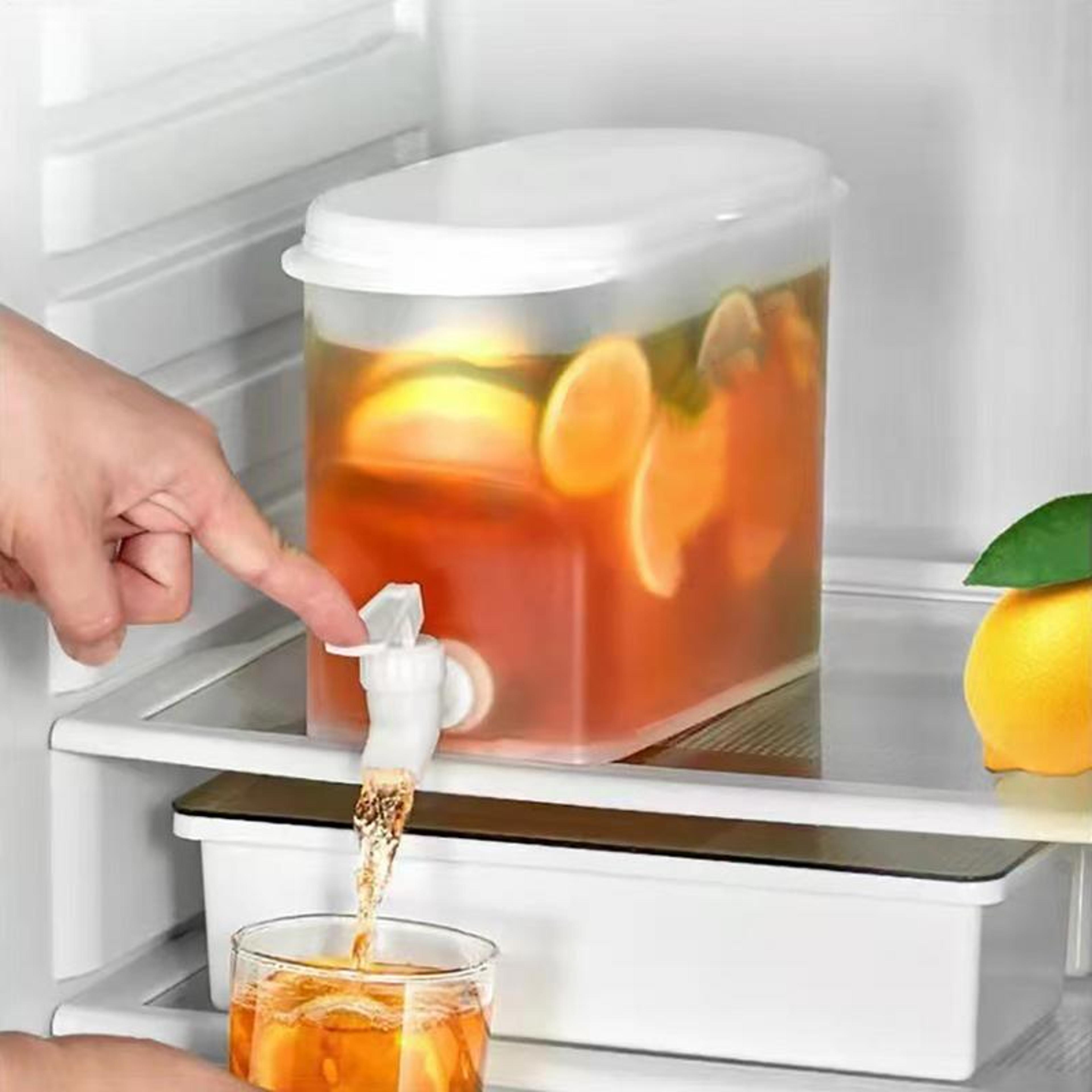 fridge water dispenser with tap large refrigerator beverage jug