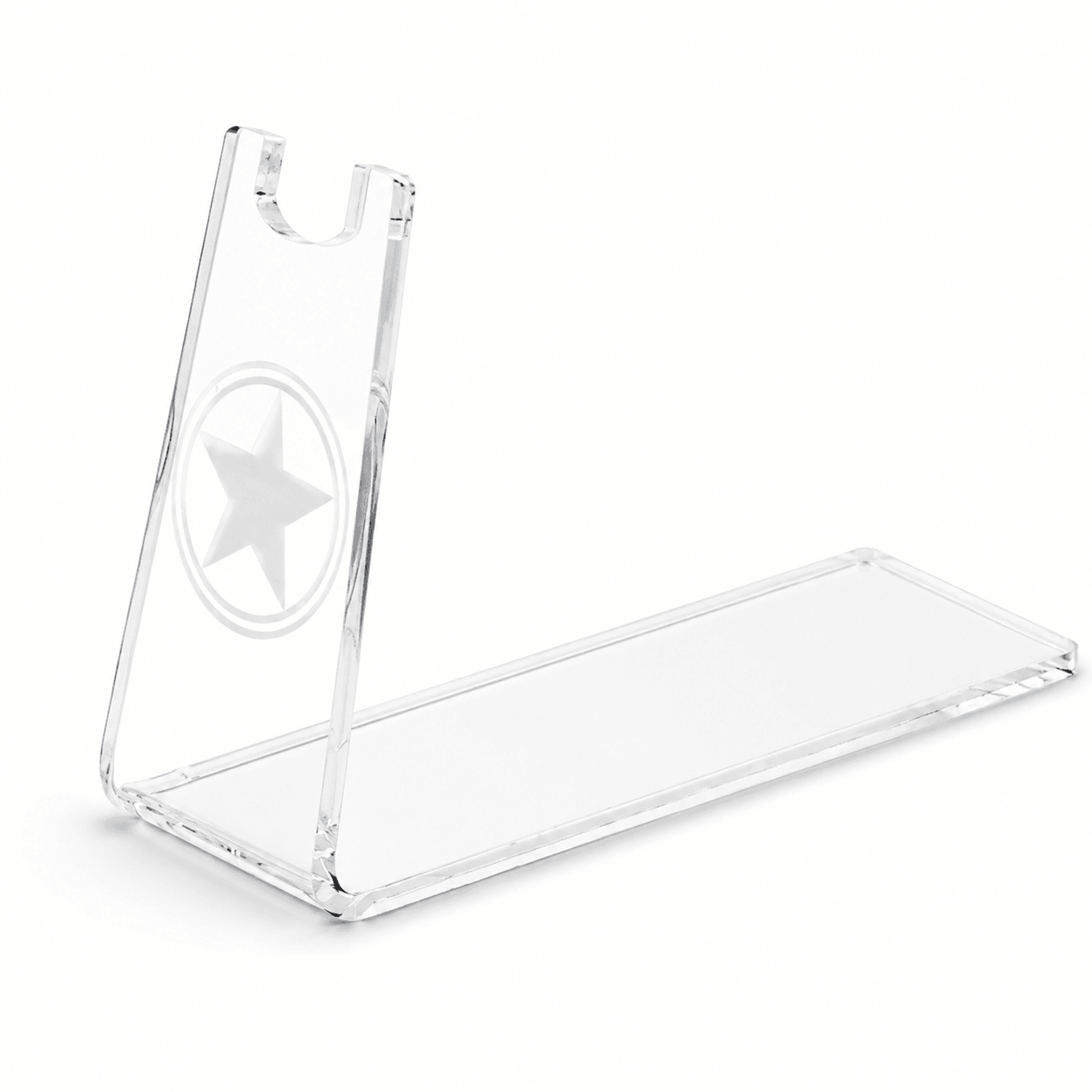 clear acrylic display stand for boutique shoes and model collections