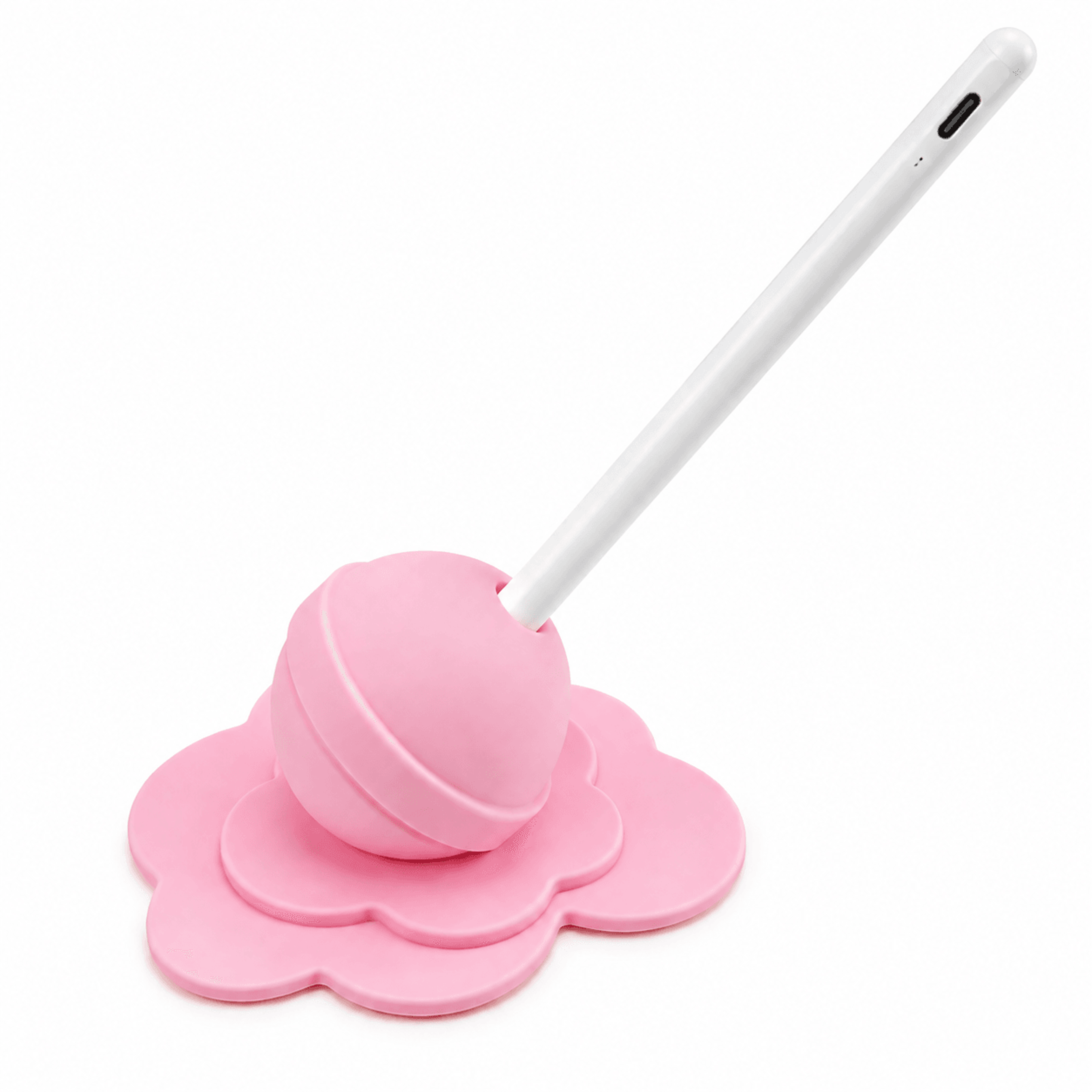 melting lollipop apple pen holder creative desk organizer for stylus storage