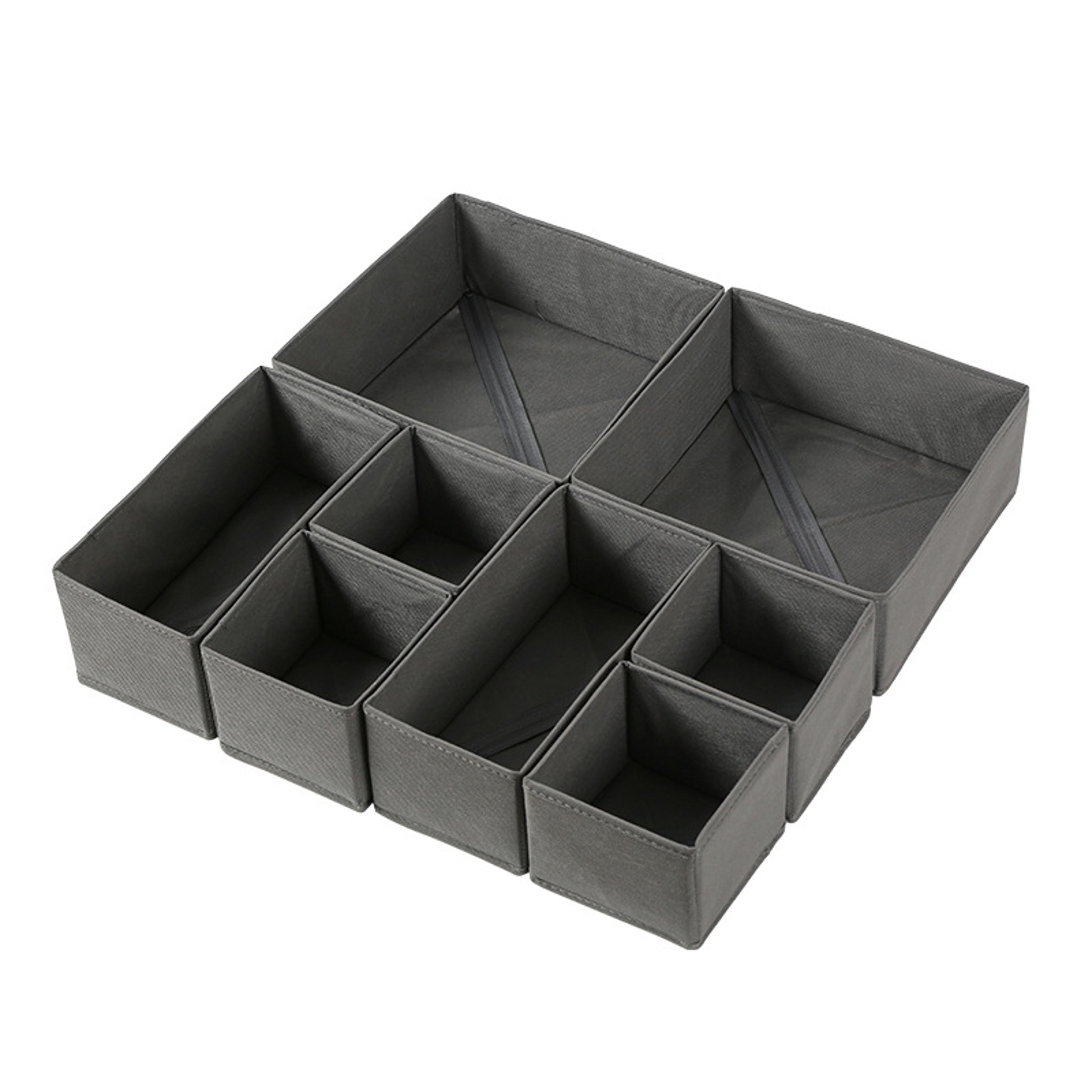 foldable fabric storage box underwear drawer organizer closet divider