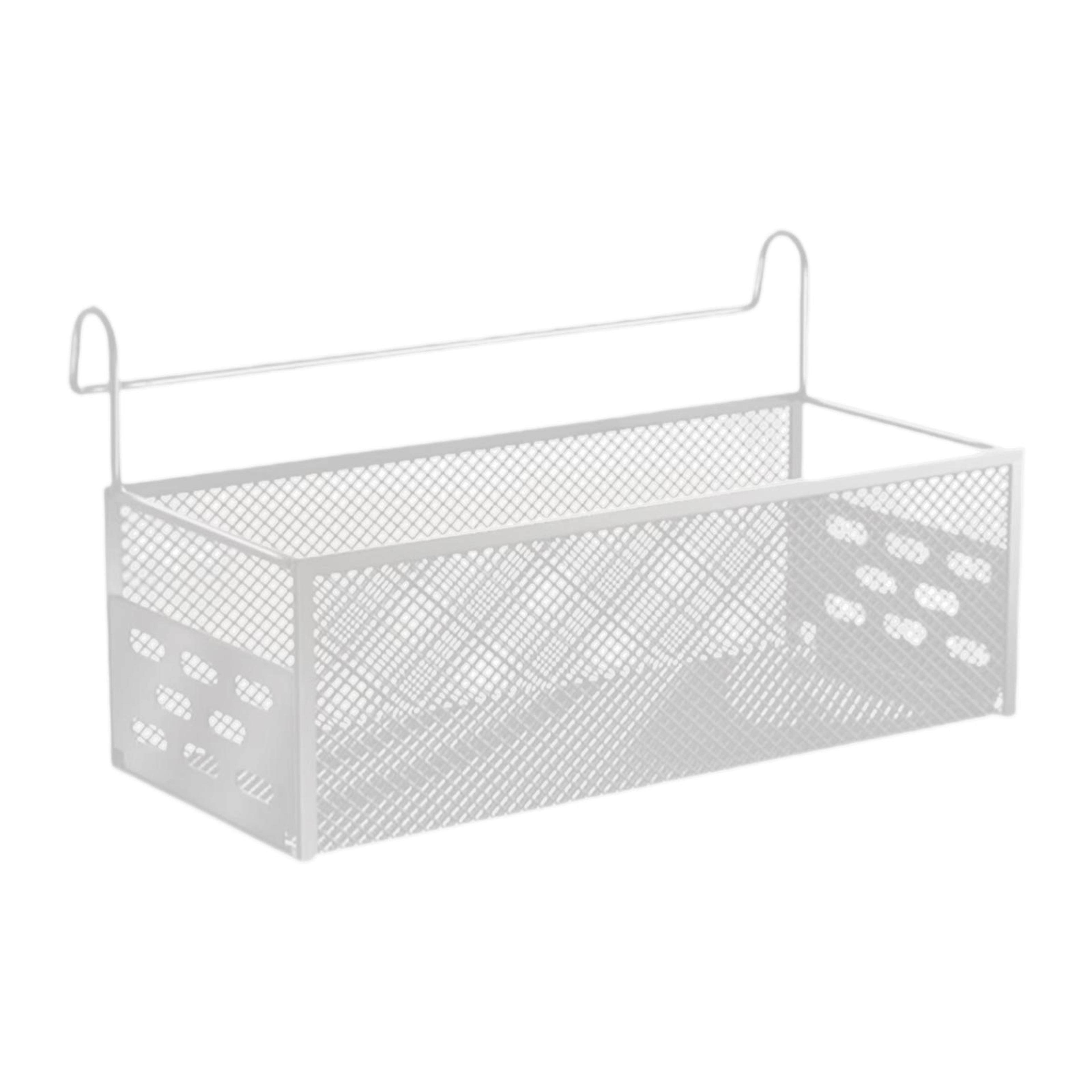 bedside hanging storage basket metal bedside storage organizer for dorm room and bunk bed
