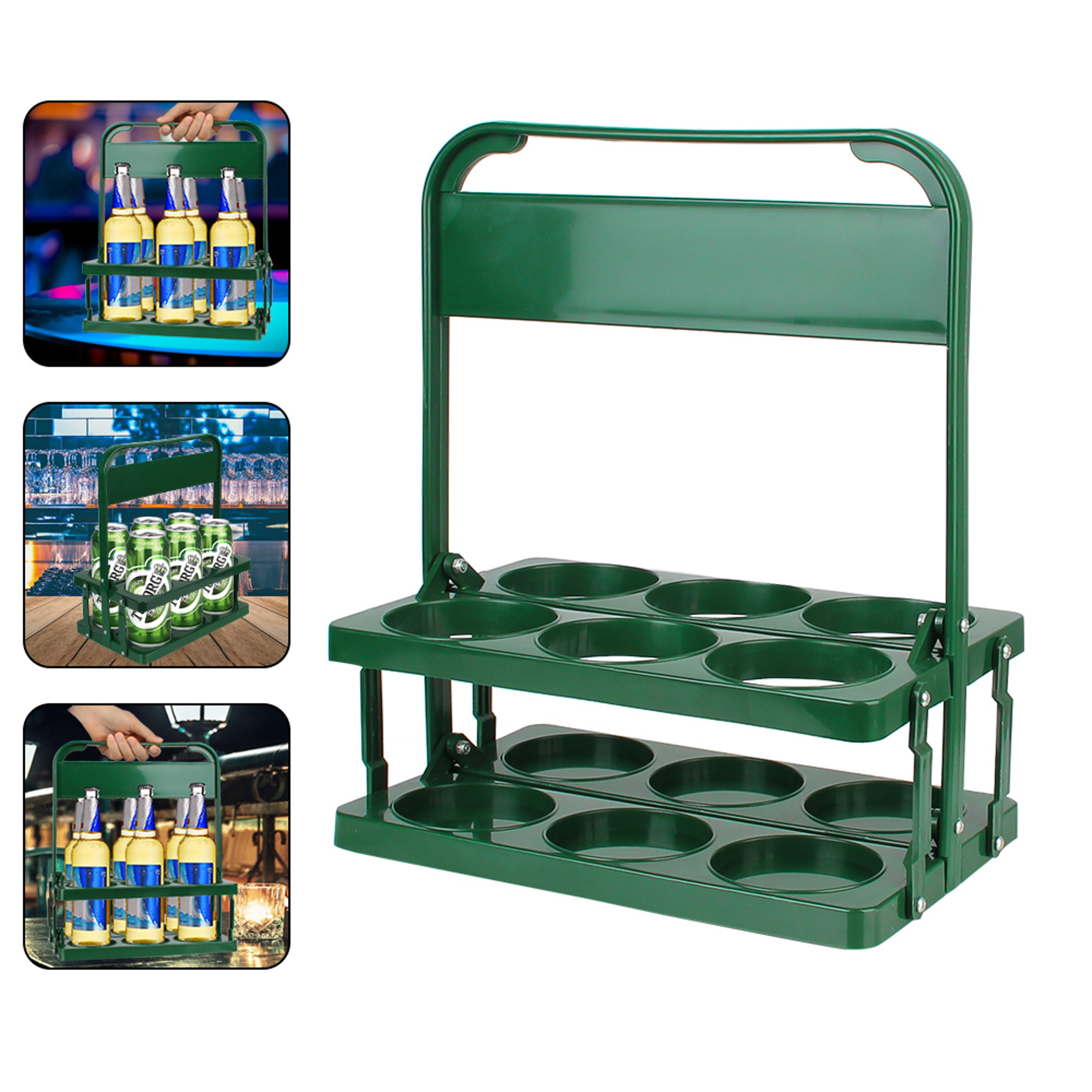 bottle carrier drink caddy and cup organizer for bar events and parties