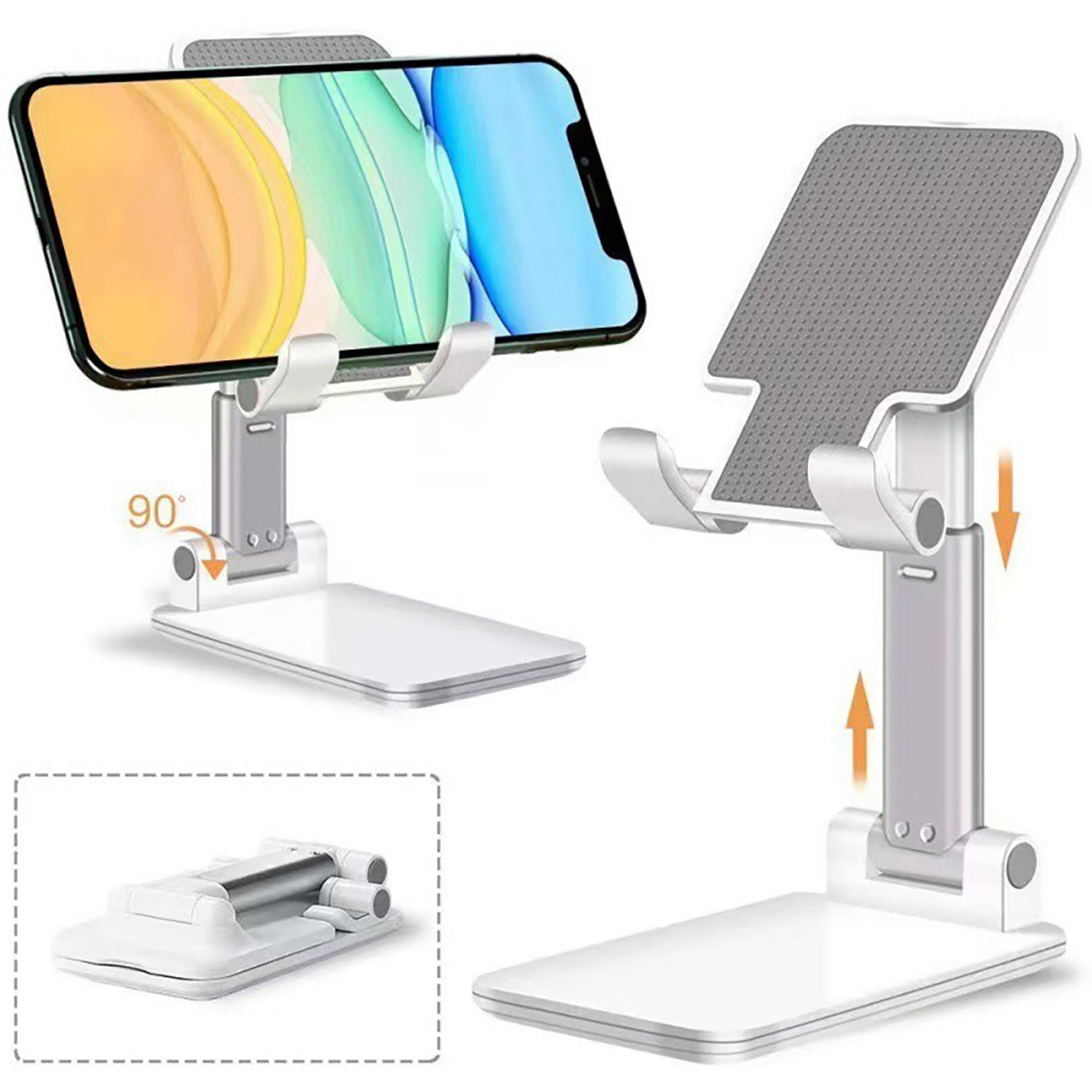 adjustable phone stand folding tablet stand for desk universal mobile device holder