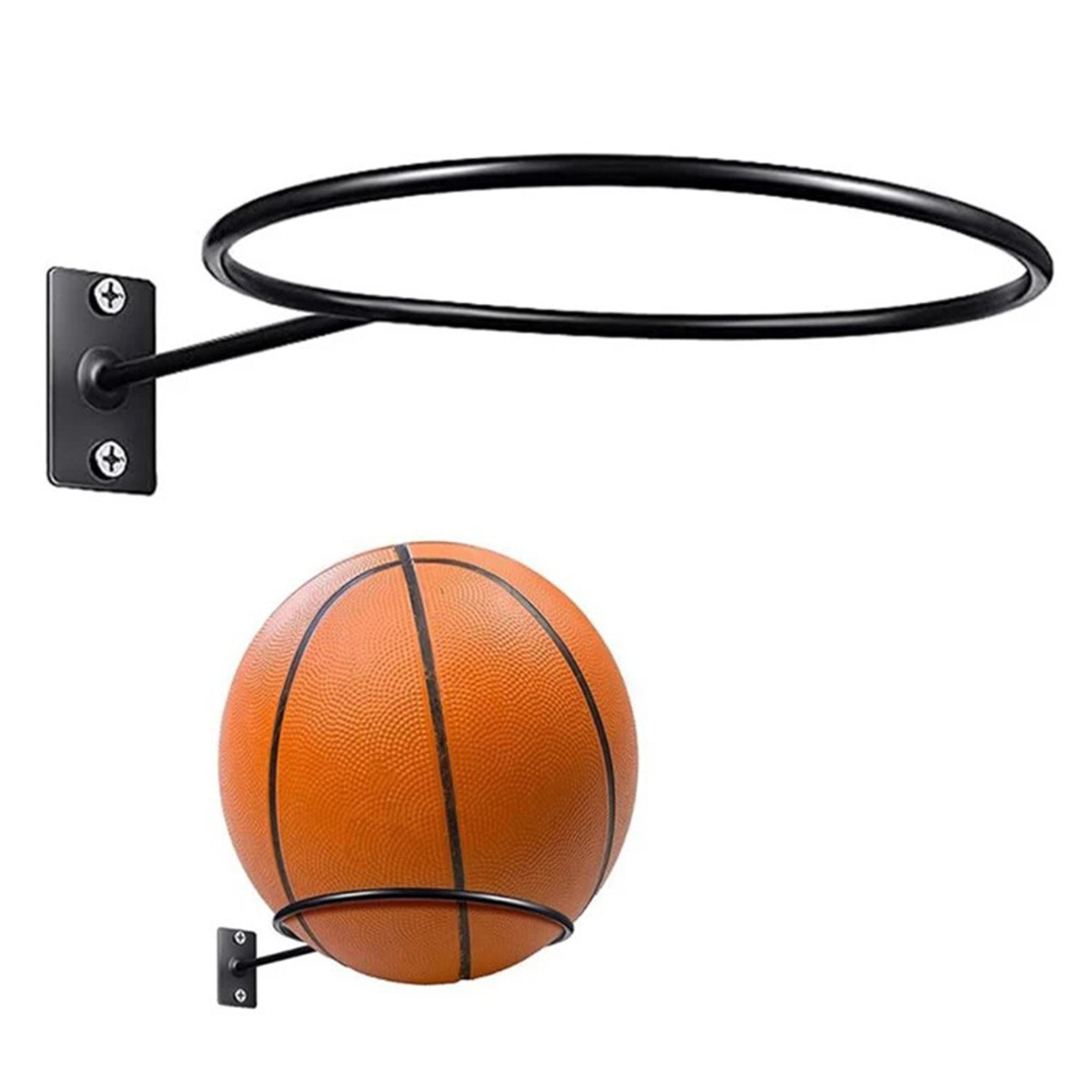 metal wall mounted basketball storage rack and multi sport ball display organizer